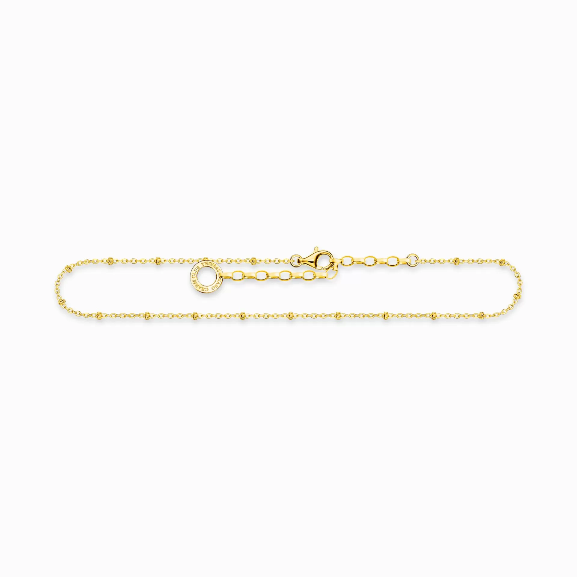 THOMAS SABO Ankelkedjor | 18K plätering<ANKELKEDJA DOTS GULD gult guldfargad