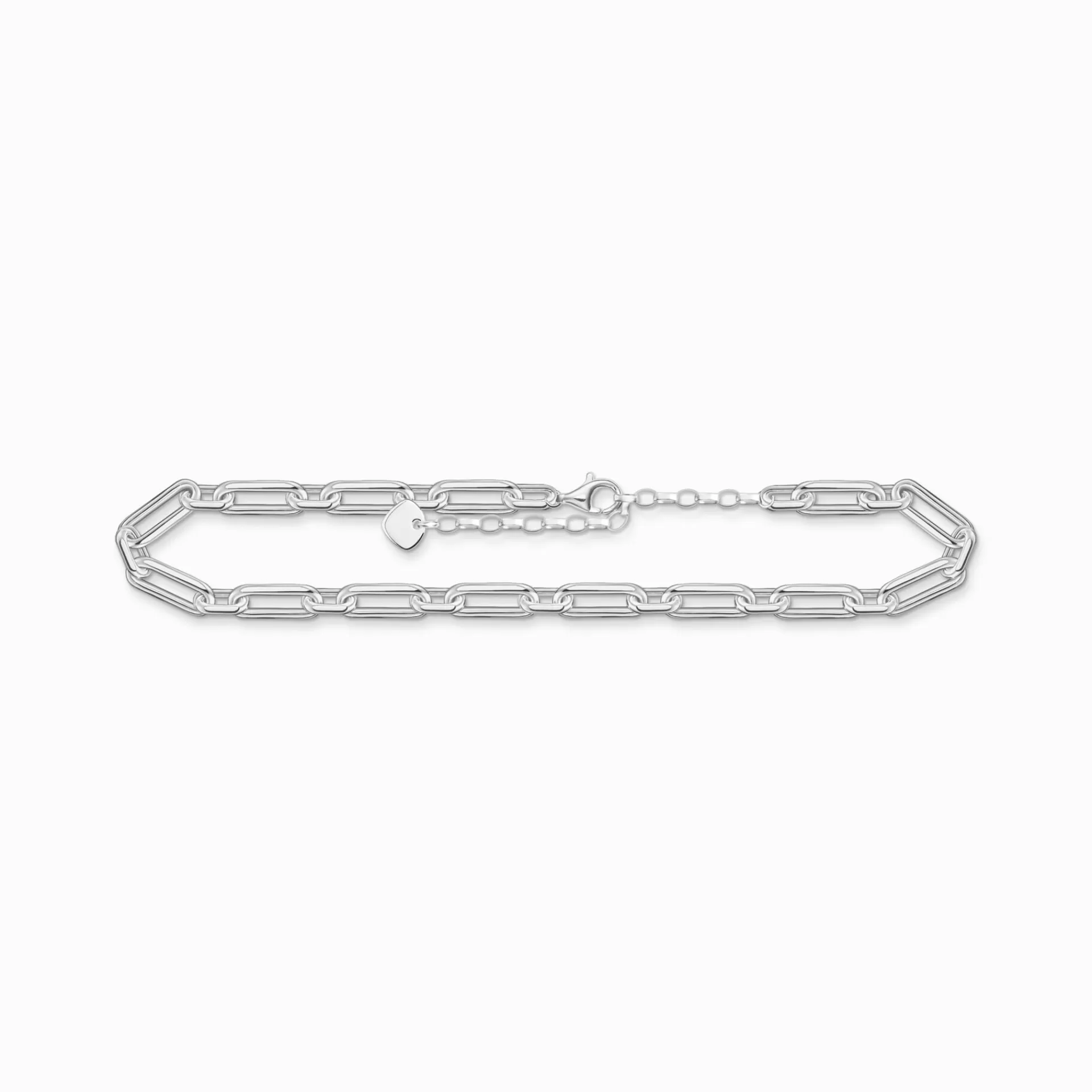 THOMAS SABO Ankelkedjor | Återvunnet 925 silver<ANKELKEDJA L&AUML;NKAR SILVER silverfargad