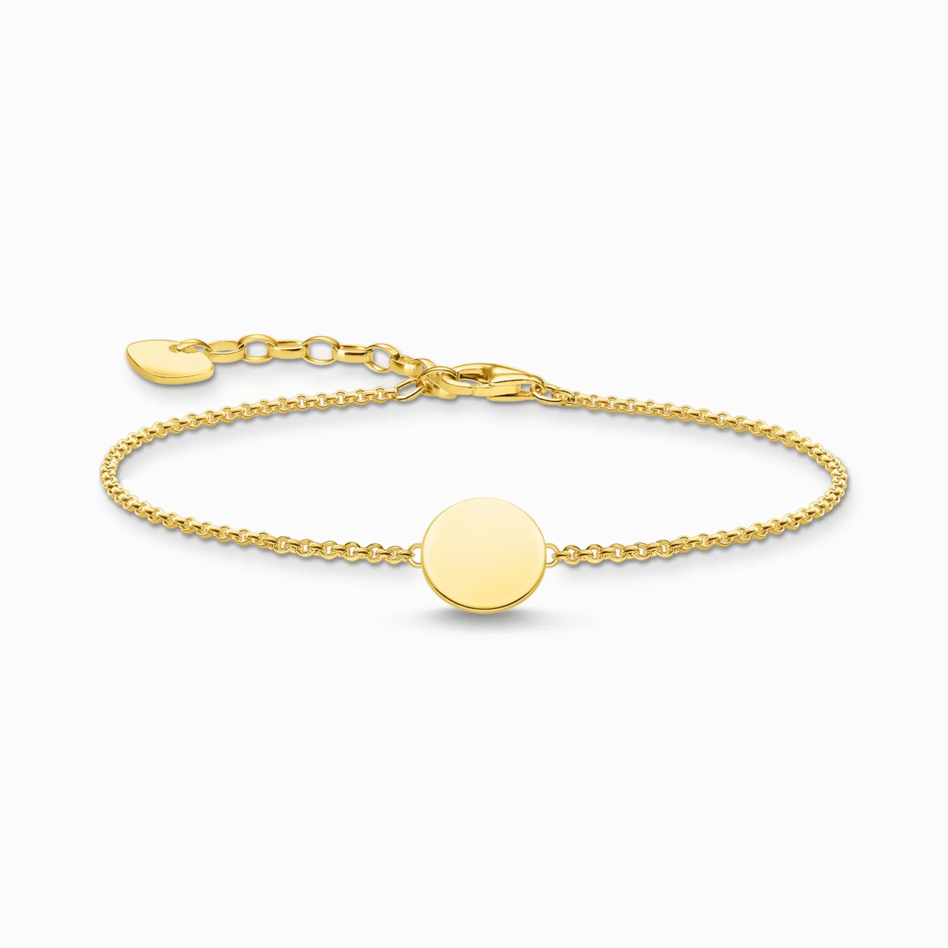 THOMAS SABO Armband | 18K plätering<ARMBAND BRICKA GULD gult guldfargad