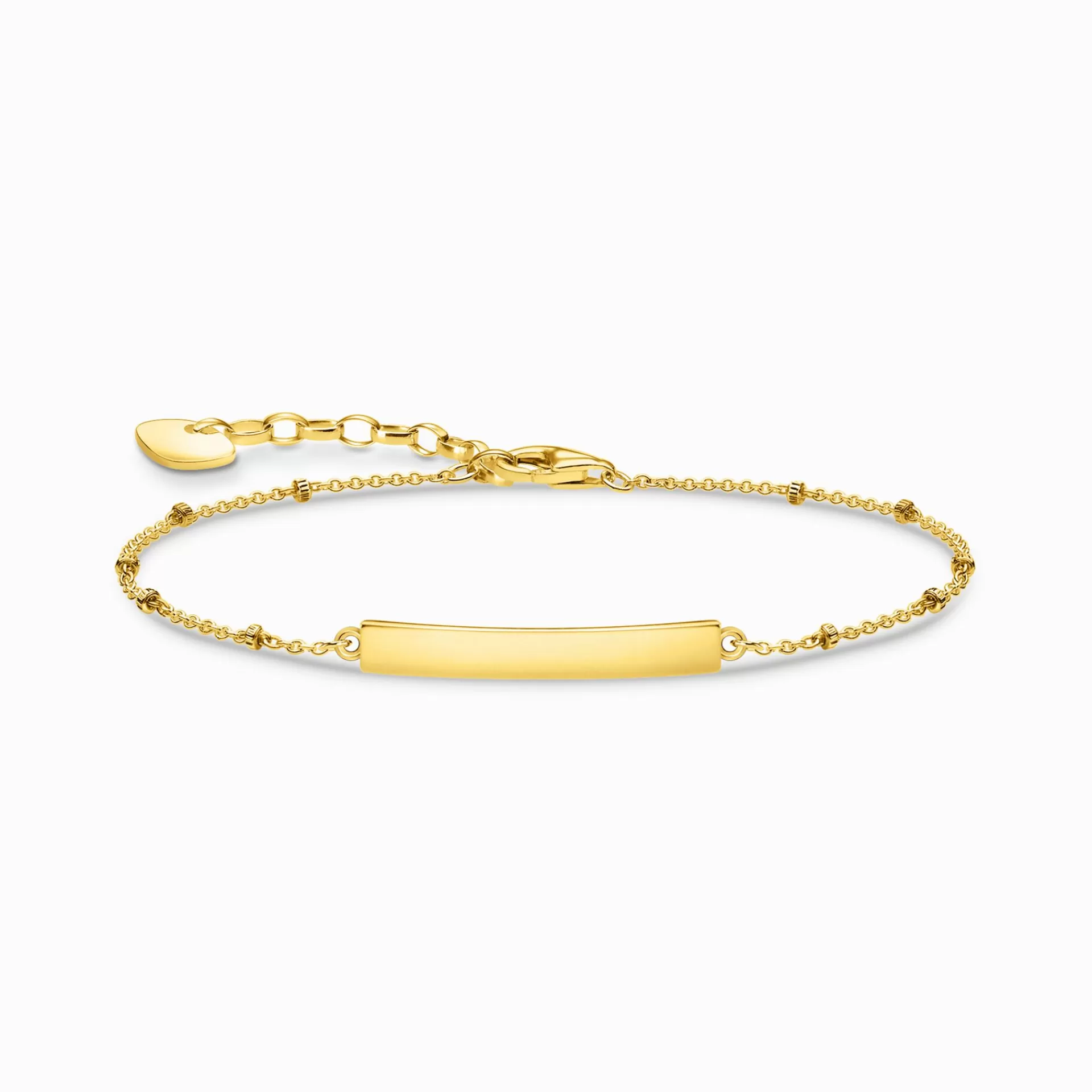 THOMAS SABO Armband | 18K plätering<ARMBAND CLASSIC DOTS GULD gult guldfargad