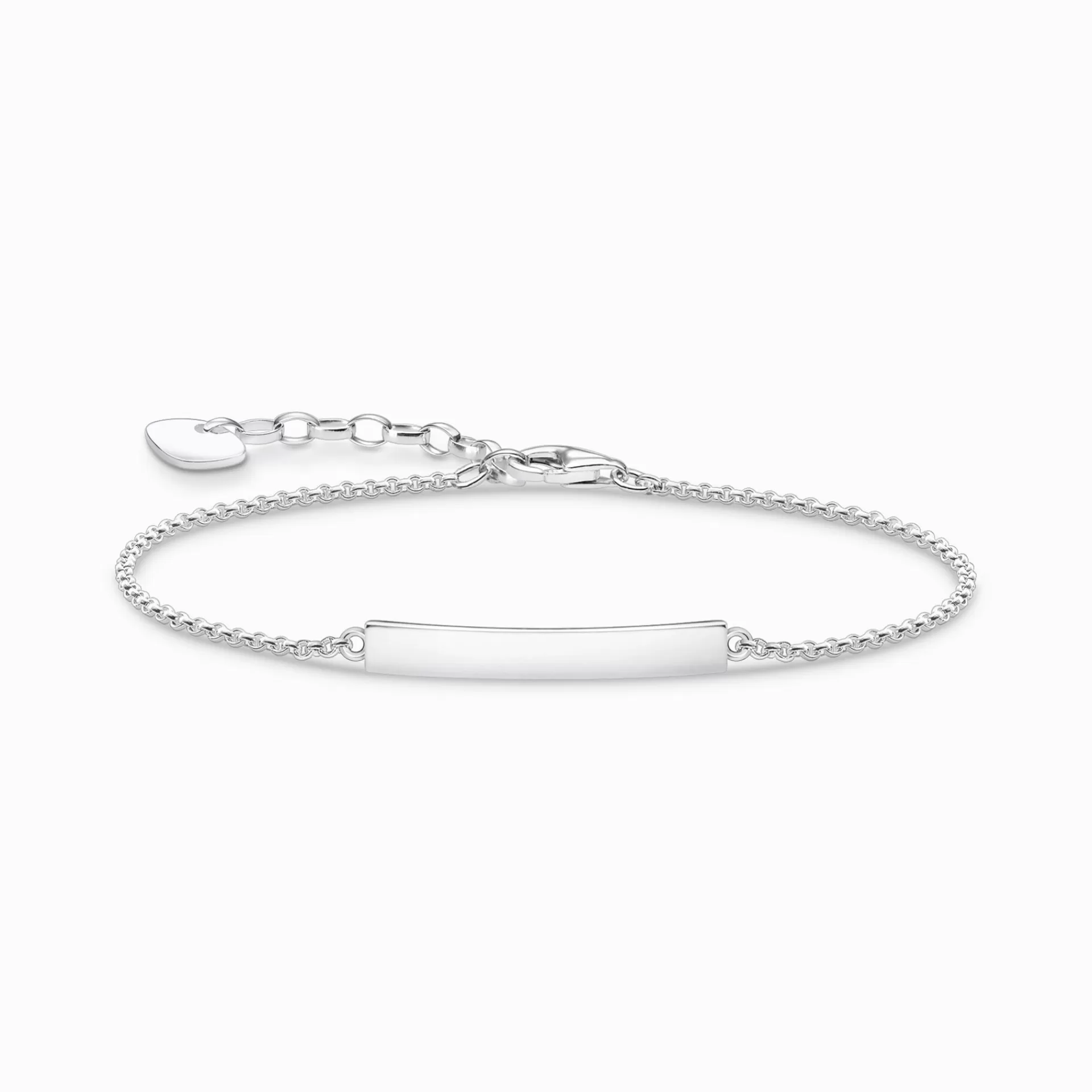 THOMAS SABO Armband | Återvunnet 925 silver<ARMBAND CLASSIC SILVER silverfargad
