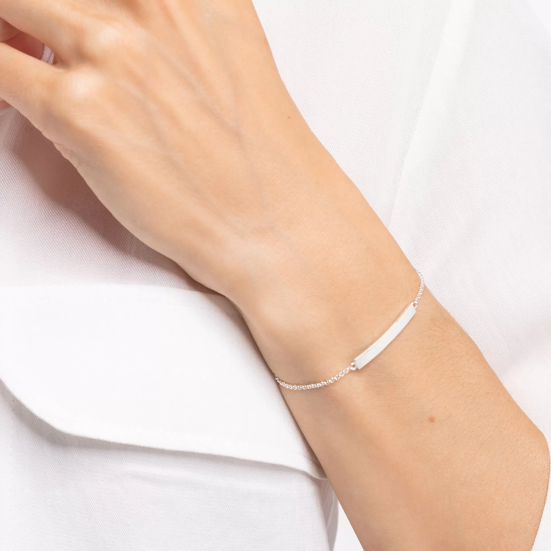 THOMAS SABO Armband | Återvunnet 925 silver<ARMBAND CLASSIC SILVER silverfargad