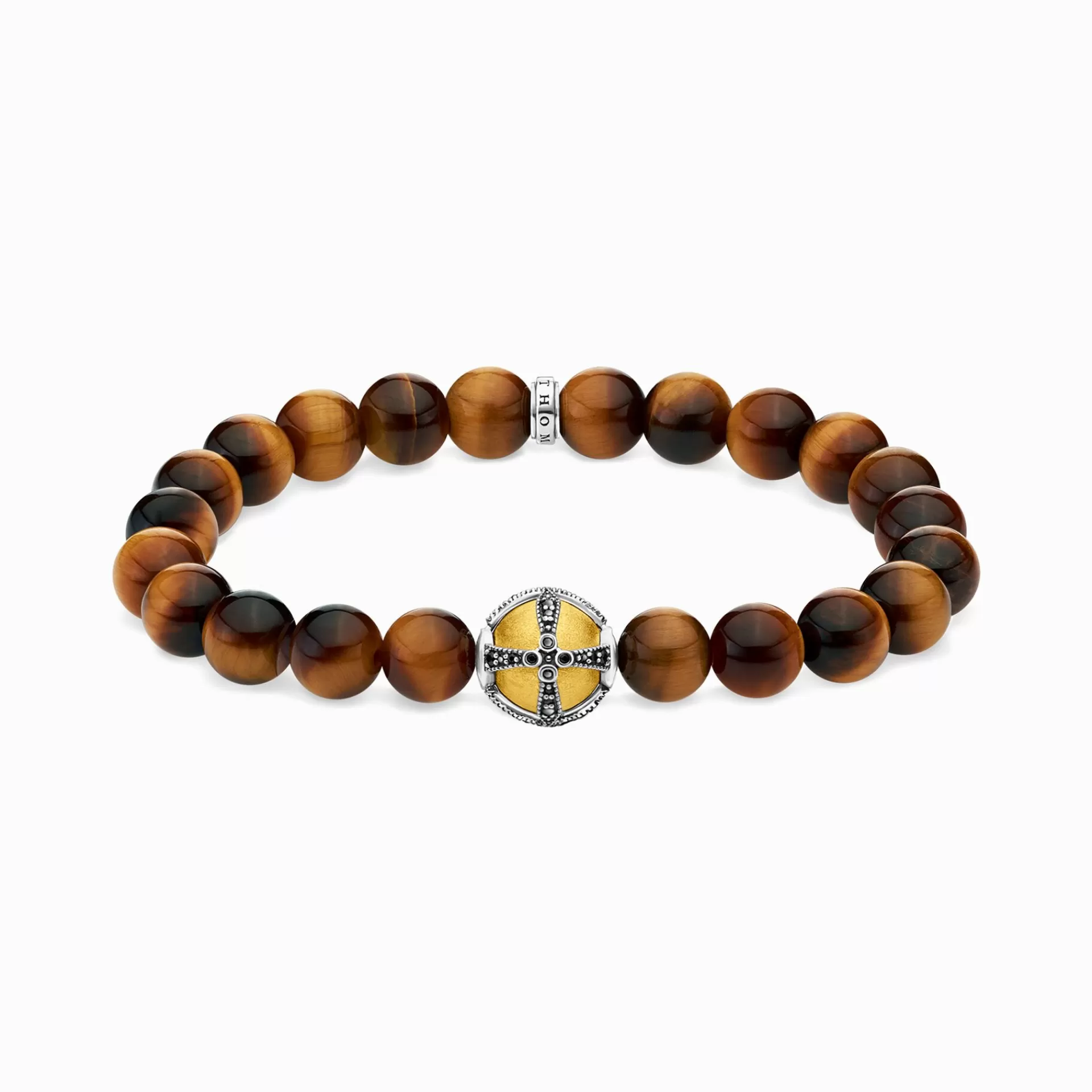 THOMAS SABO Armband | 18K plätering<ARMBAND KORS GULD silverfargad, gult guldfargad, svart, brun