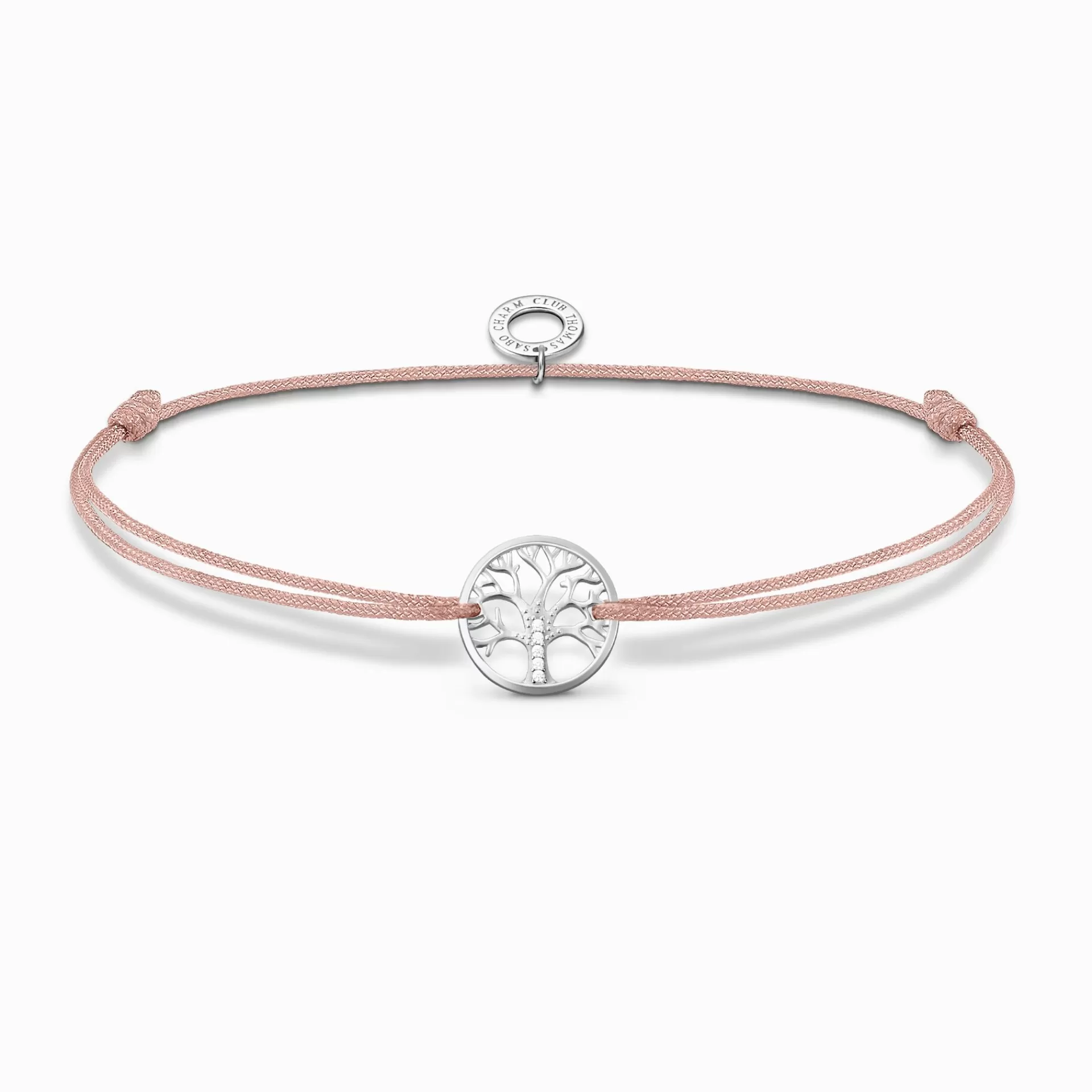 THOMAS SABO Armband | Återvunnet 925 silver<ARMBAND LITTLE SECRET K&AUML;RLEKENS TR&AUML;D silverfargad, beige, vit