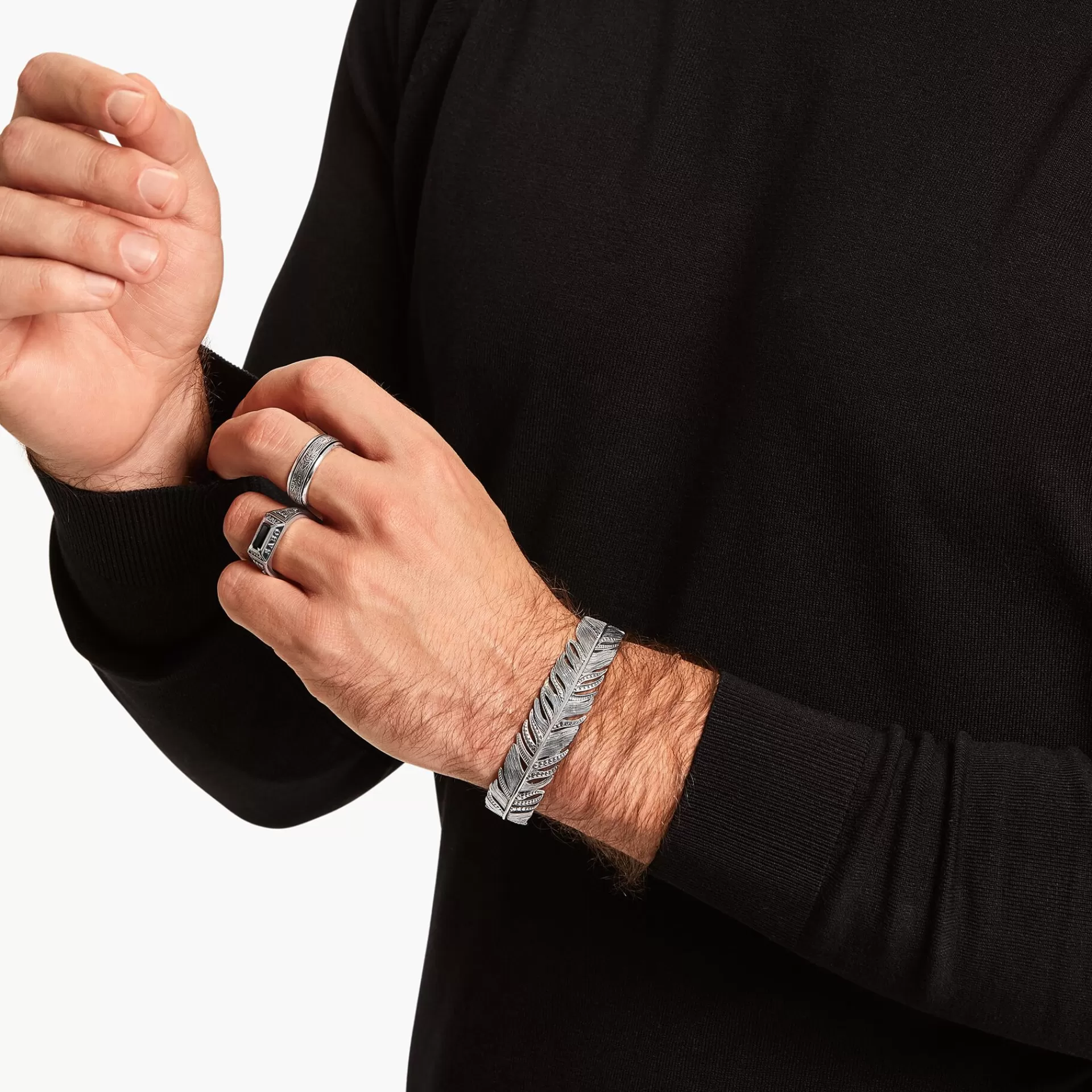 THOMAS SABO Armringar | Armringar<ARMRING FJ&AUML;DER silverfargad