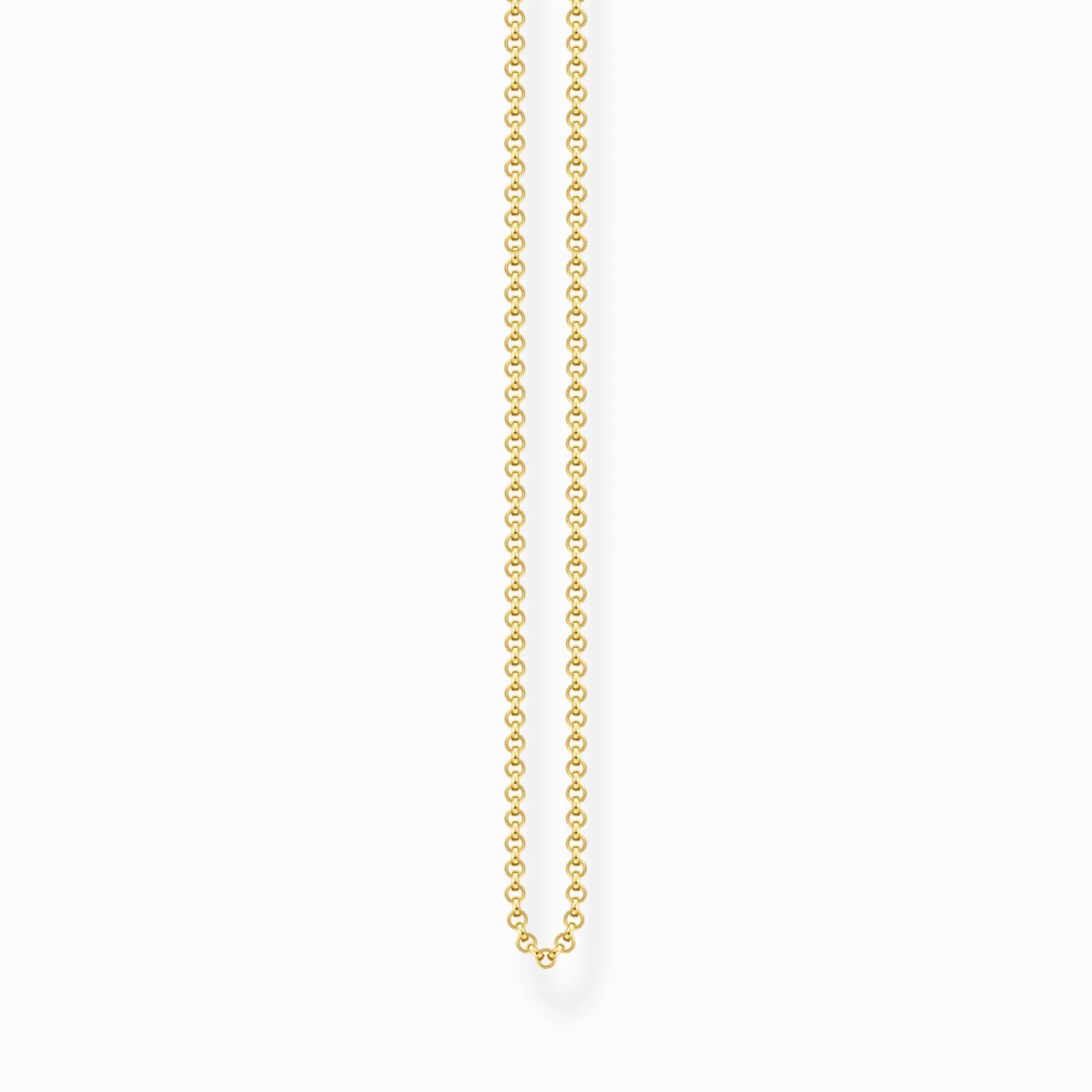 THOMAS SABO Halsband | 18K plätering<&AUML;RTKEDJA gult guldfargad
