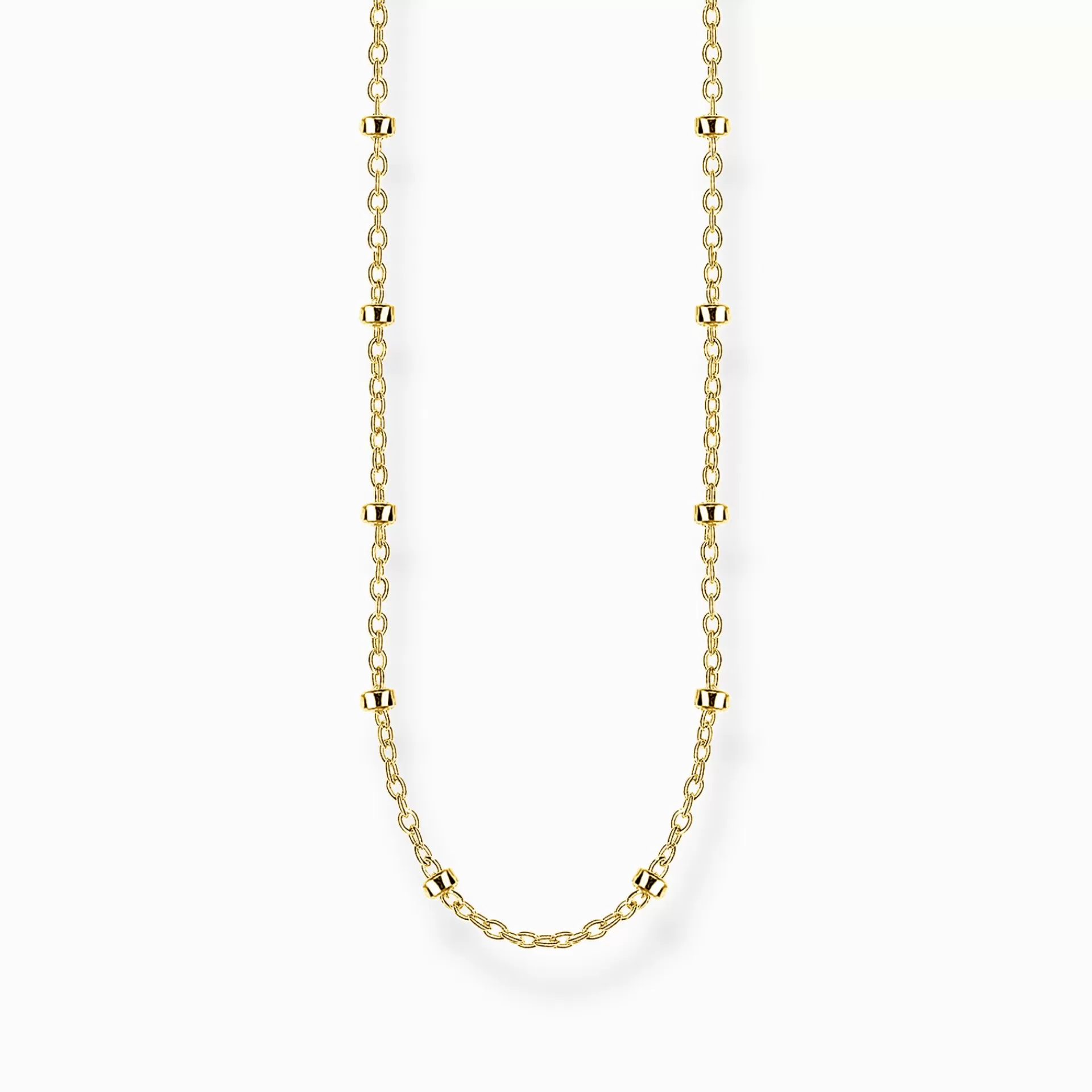 THOMAS SABO Halsband | 18K plätering<&AUML;RTKEDJA GULT GULD gult guldfargad
