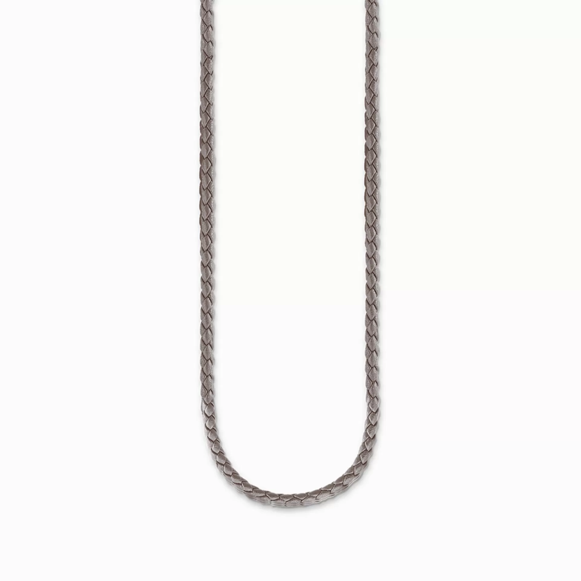 THOMAS SABO Charm Halskedjor | Charm Halskedjor<CHARM-HALSBAND GR&ARING;TT grå, silverfargad