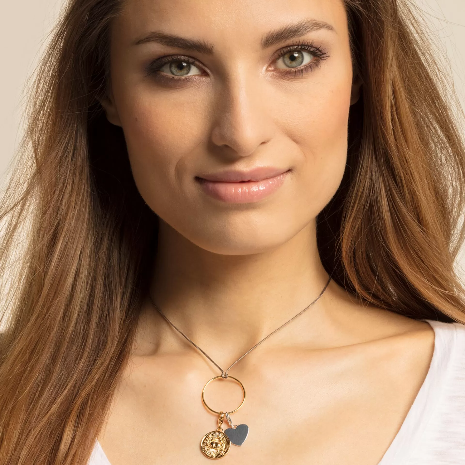 THOMAS SABO Charms | Charms<CHARM-H&AUML;NGSMYCKE HJ&AUML;RTA silverfargad