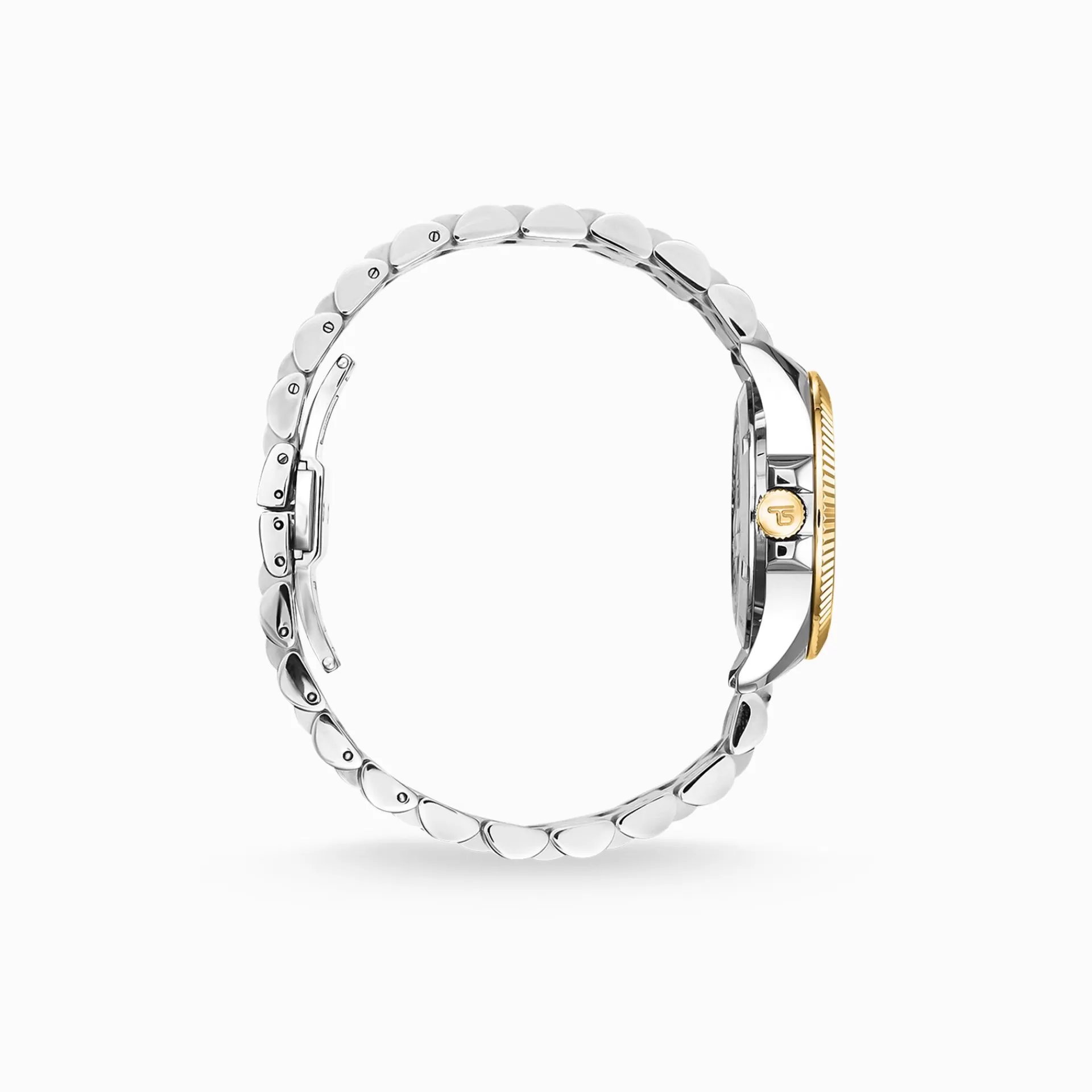 THOMAS SABO Klockor | Klockor för damer<DAMKLOCKA BICOLOR GULD SILVER silverfargad, gult guldfargad, svart, vit