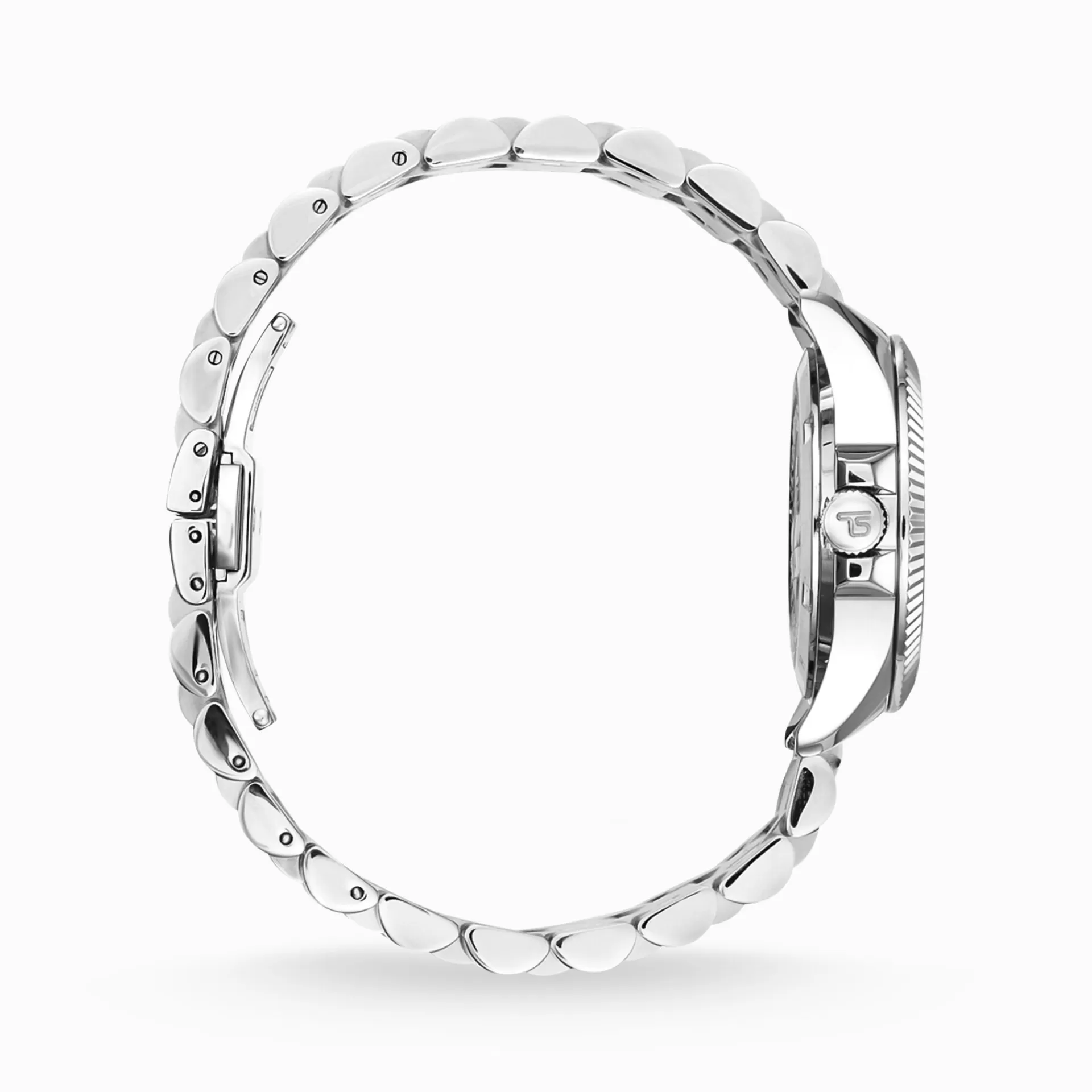 THOMAS SABO Klockor | Klockor för damer<DAMKLOCKA BLOMMOR MED PASTELLF&AUML;RGADE STENAR silverfargad, flerfargade toner
