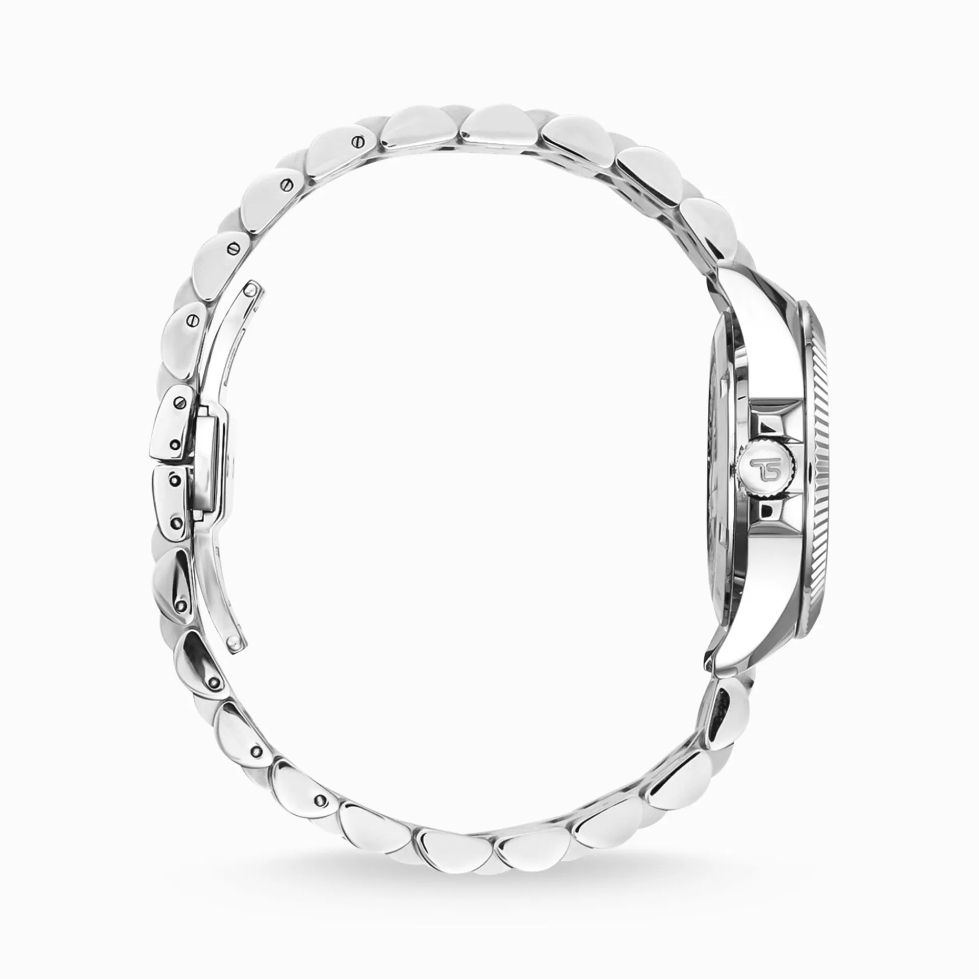 THOMAS SABO Klockor | Klockor för damer<DAMKLOCKA DIVINE RAINBOW I SILVERF&AUML;RG MED F&AUML;RGGLADA STENAR silverfargad, vit, flerfargade toner