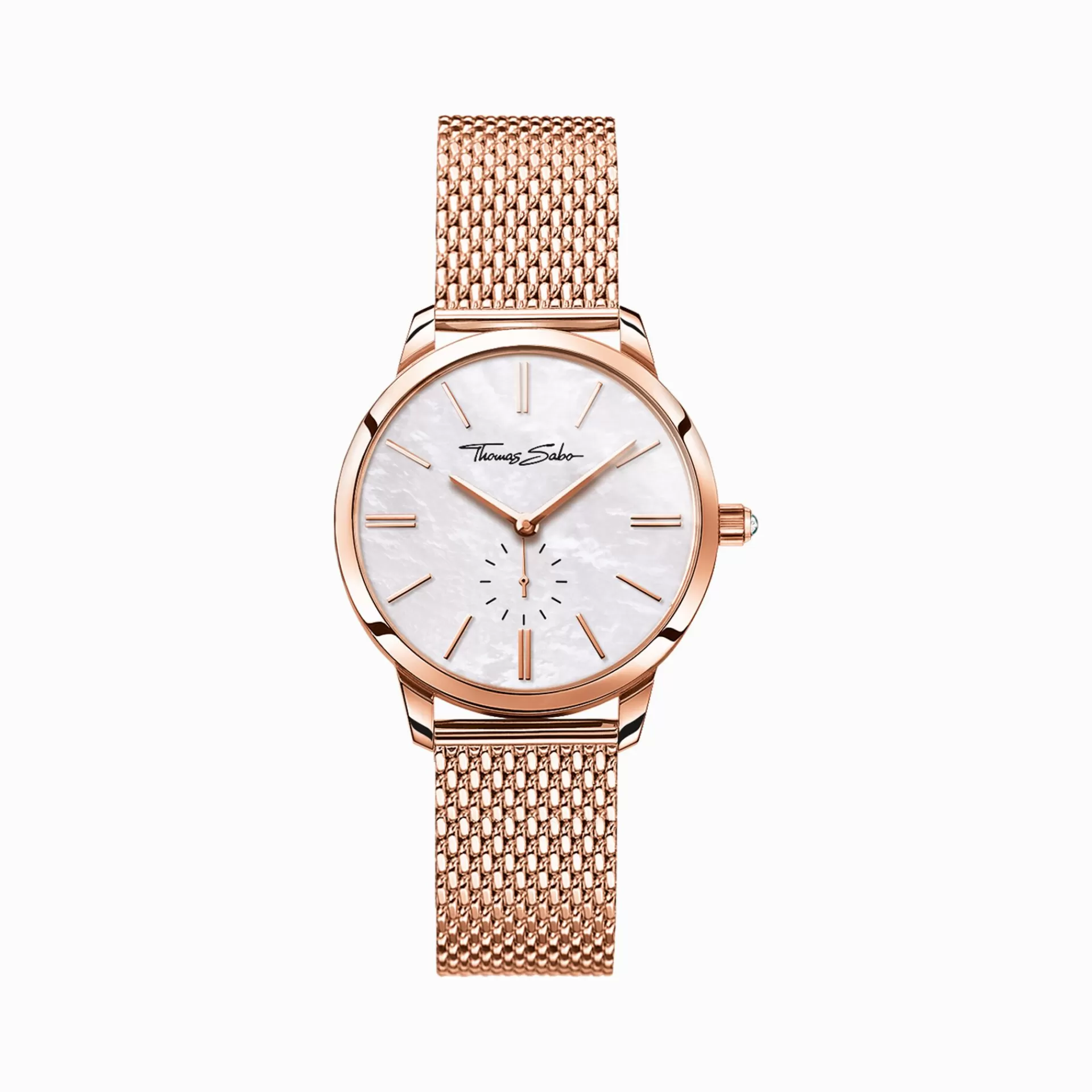 THOMAS SABO Klockor | Klockor för damer<DAMKLOCKA GLAM SPIRIT roséguldfargad, vit