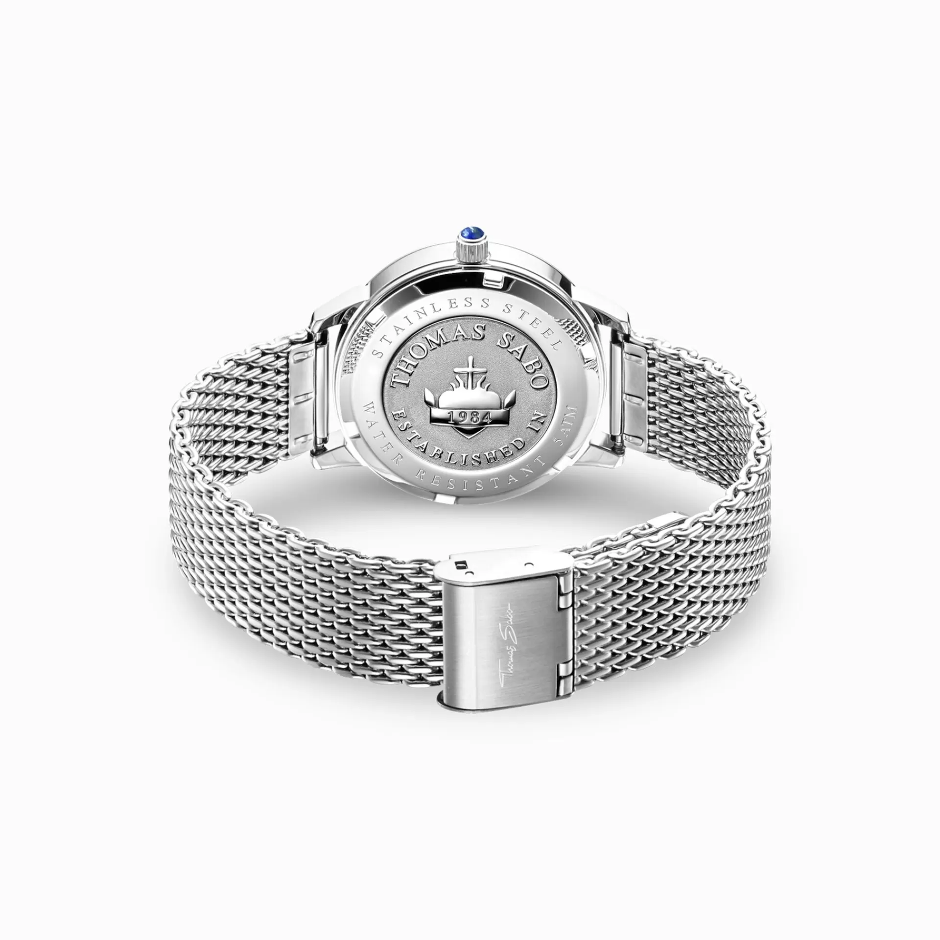 THOMAS SABO Klockor | Klockor för damer<DAMKLOCKA GLAM SPIRIT silverfargad, blå