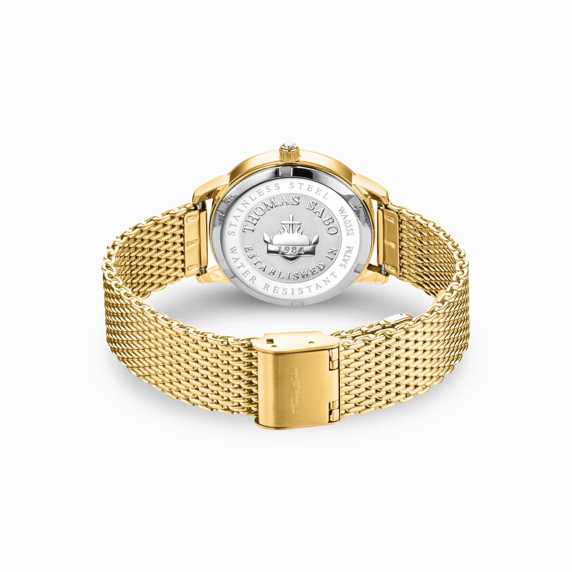 THOMAS SABO Klockor | Klockor för damer<DAMKLOCKA GLAM SPIRIT ASTROKLOCKA BL&ARING; gult guldfargad, blå-glansande, silverfargad