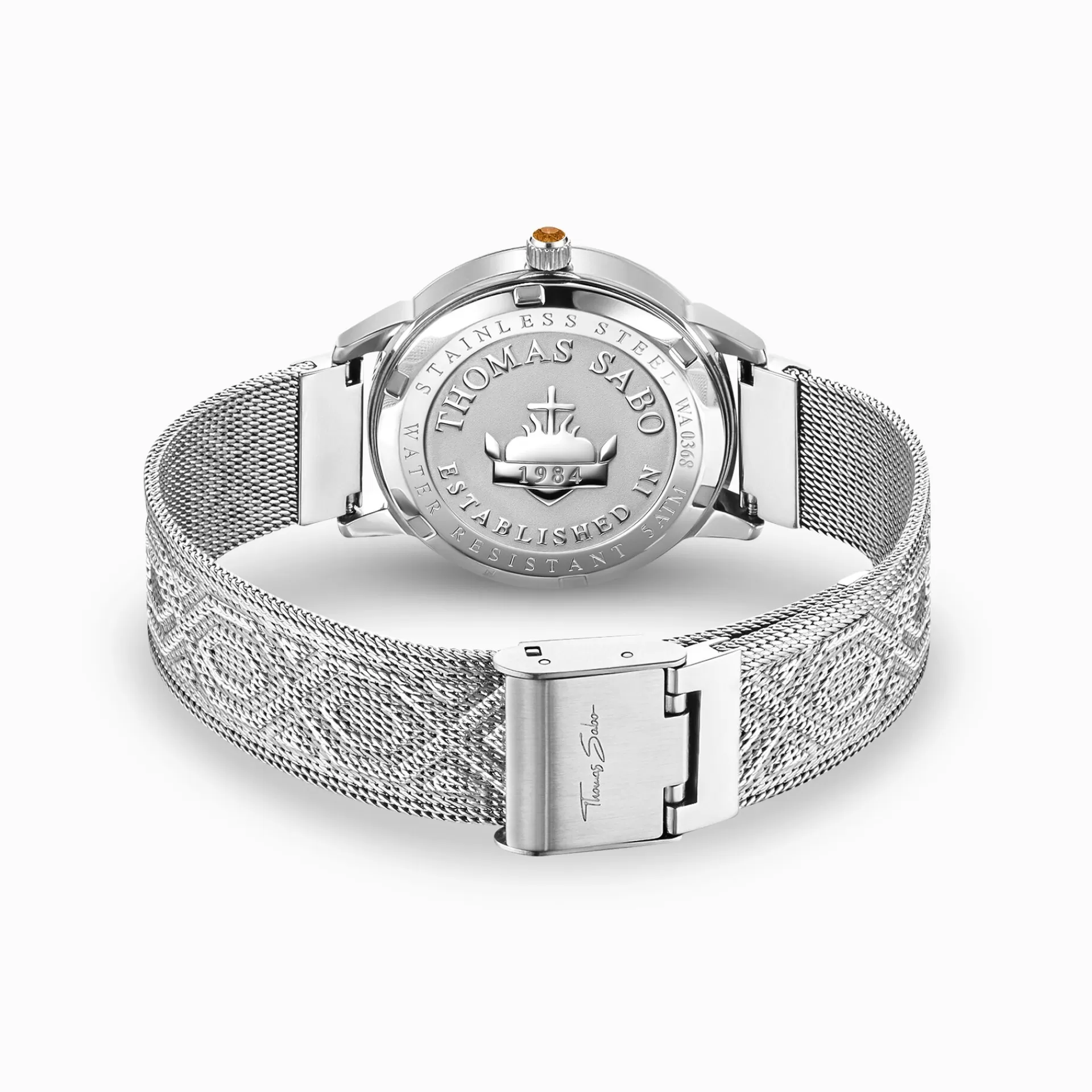 THOMAS SABO Klockor | Klockor för damer<DAMKLOCKA KALEIDOSCOPE SL&AUML;NDA SILVER TURKOS silverfargad, turkos, ljusgrön, orange, rosa, vit