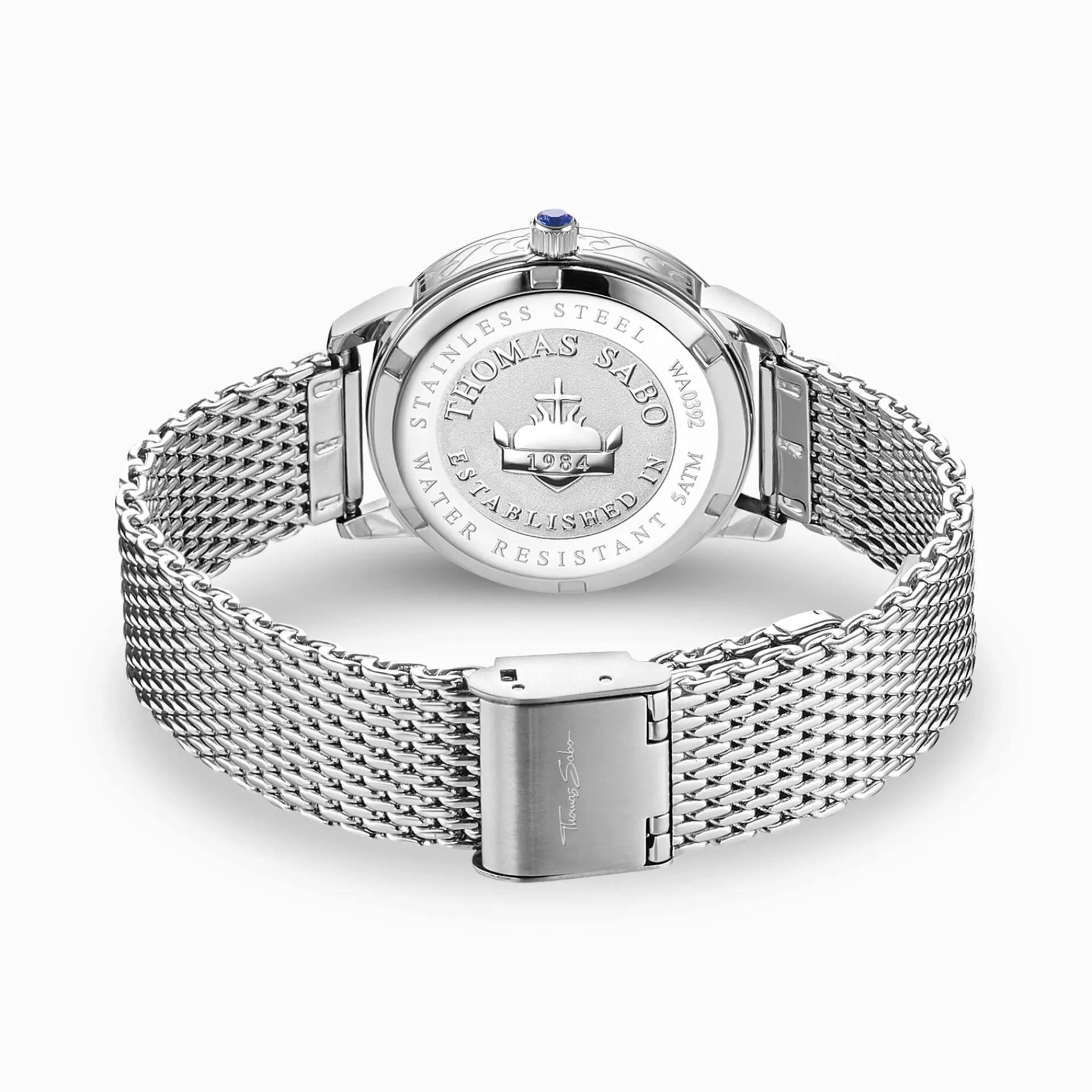 THOMAS SABO Klockor | Klockor för damer<DAMKLOCKA OCEAN VIBES MED VITA STENAR BICOLOR silverfargad, blå, vit