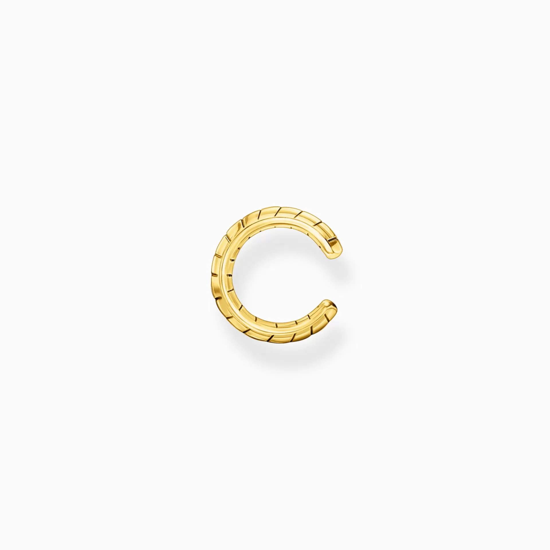 THOMAS SABO Stiftörhängen | 18K plätering<EAR CUFF INDIVIDUELLT ORMSKINN GULD gult guldfargad