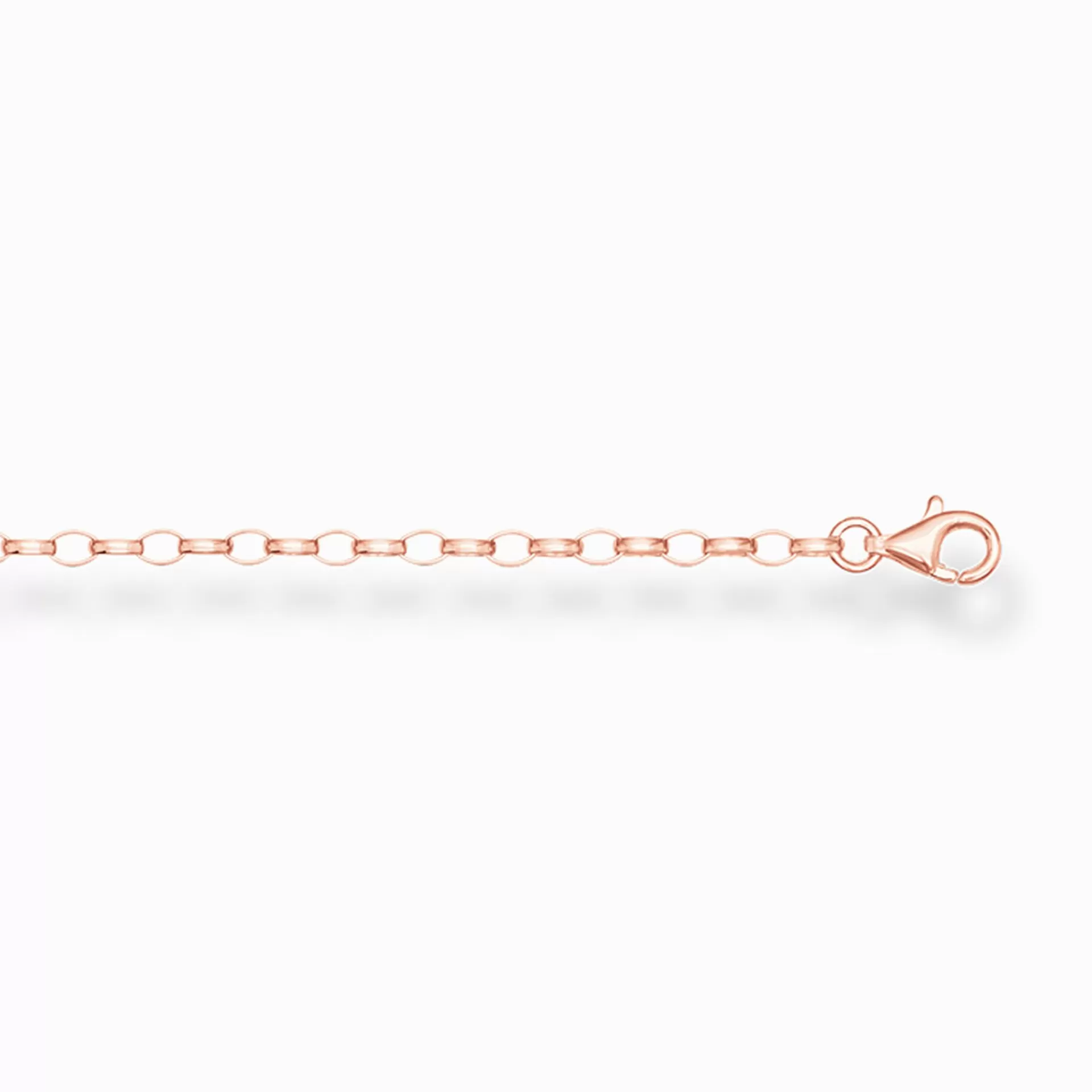 THOMAS SABO 18K roséguldplätering<F&OUML;RL&AUML;NGNINGSKEDJA CLASSIC roséguldfargad
