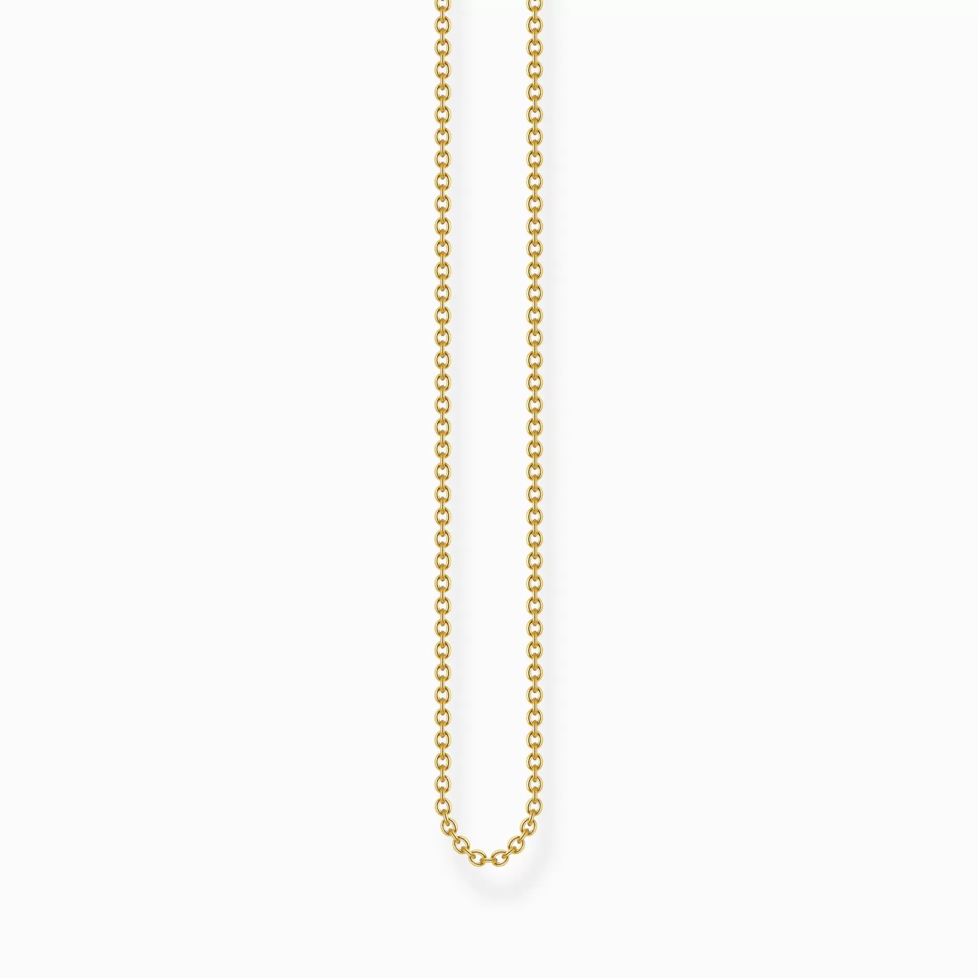 THOMAS SABO Halsband | 18K plätering<GULDPL&AUML;TERAD FIN ANKARKEDJA GUL gult guldfargad