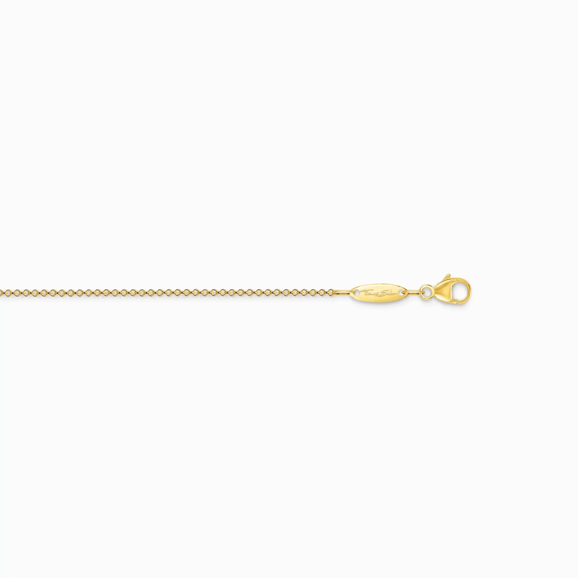 THOMAS SABO Halsband | 18K plätering<GULDPL&AUML;TERAD FIN ANKARKEDJA GUL gult guldfargad