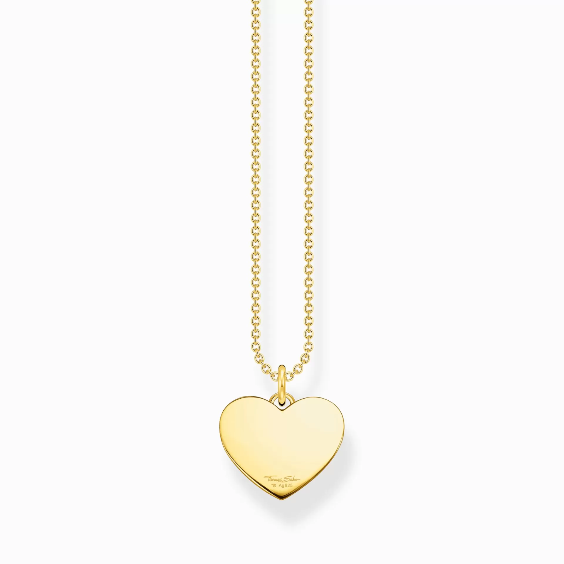 THOMAS SABO Halsband | 18K plätering<HALSBAND HJ&AUML;RTA GULD gult guldfargad