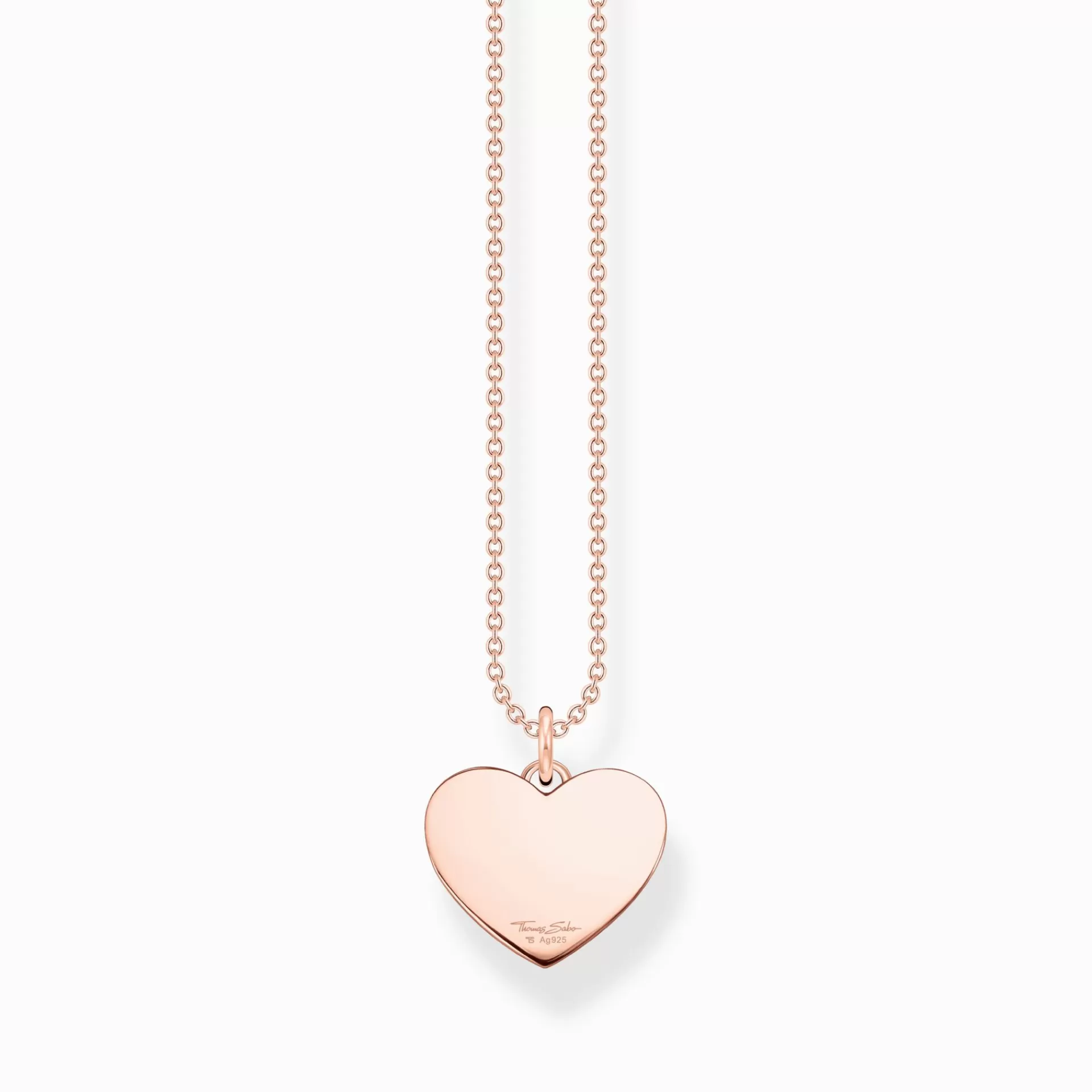 THOMAS SABO Halsband | 18K roséguldplätering<HALSBAND HJ&AUML;RTA ROS&EACUTE;GULD roséguldfargad