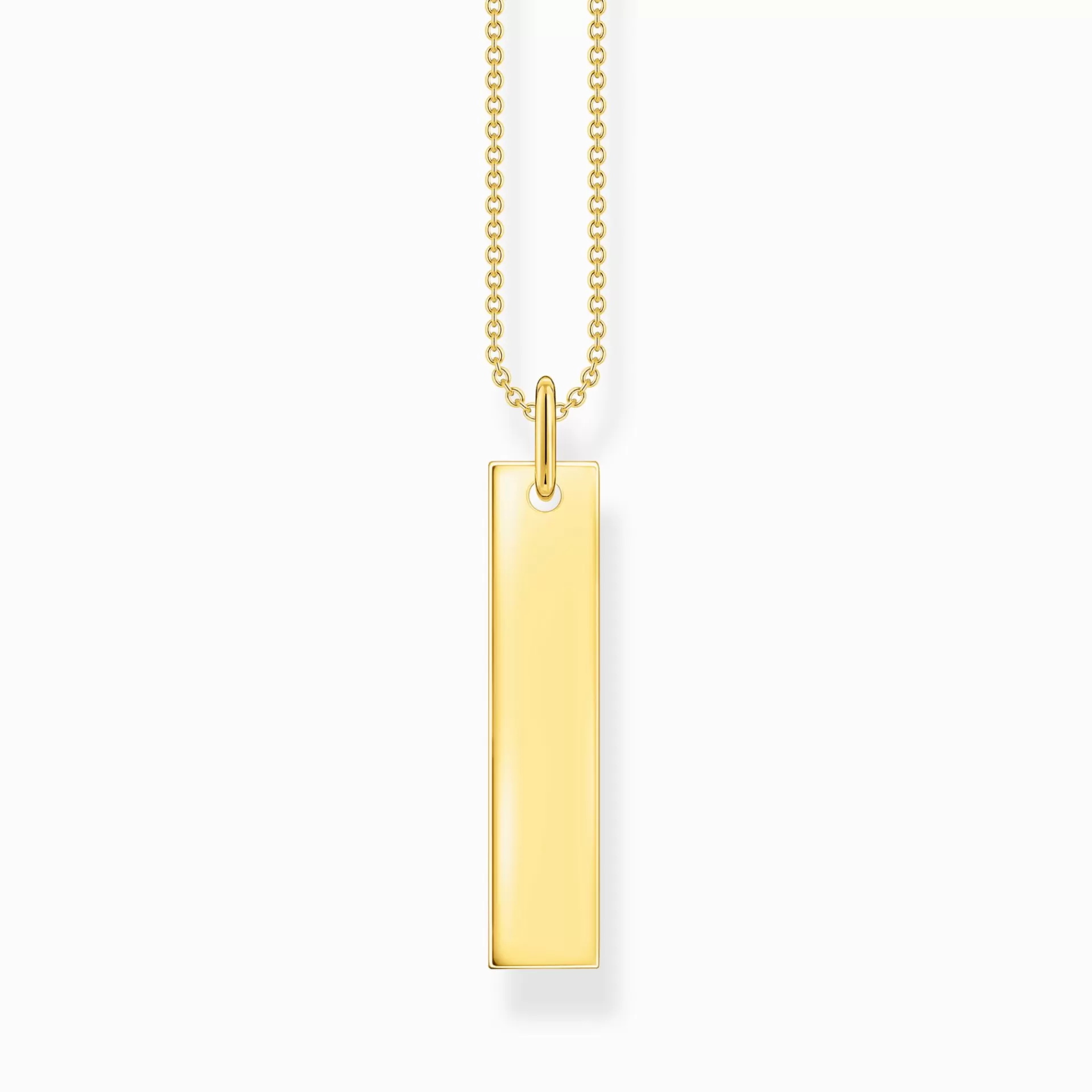 THOMAS SABO Halsband | 18K plätering<HALSBAND TAG GULD gult guldfargad