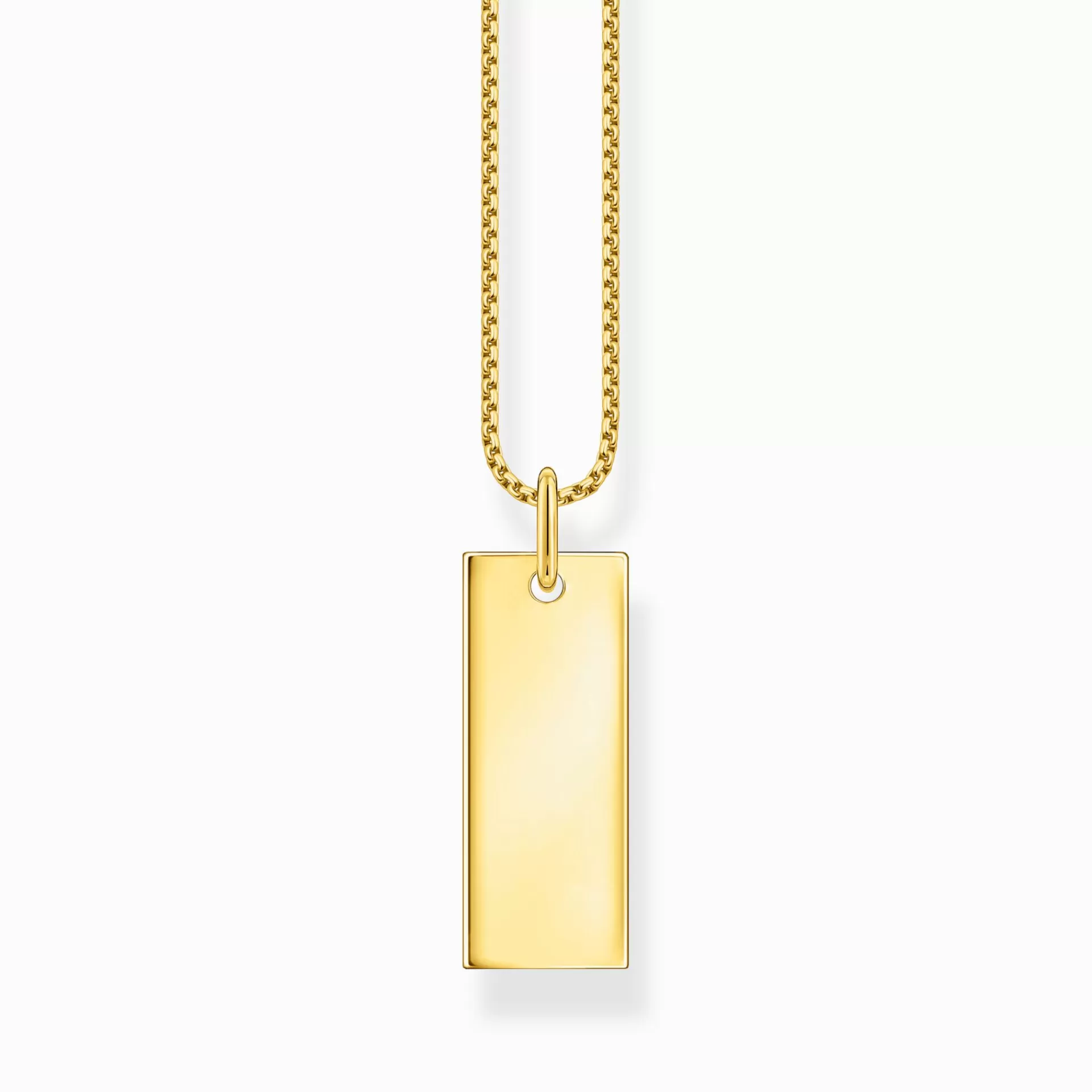 THOMAS SABO Halsband | 18K plätering<HALSBAND TAG GULD gult guldfargad