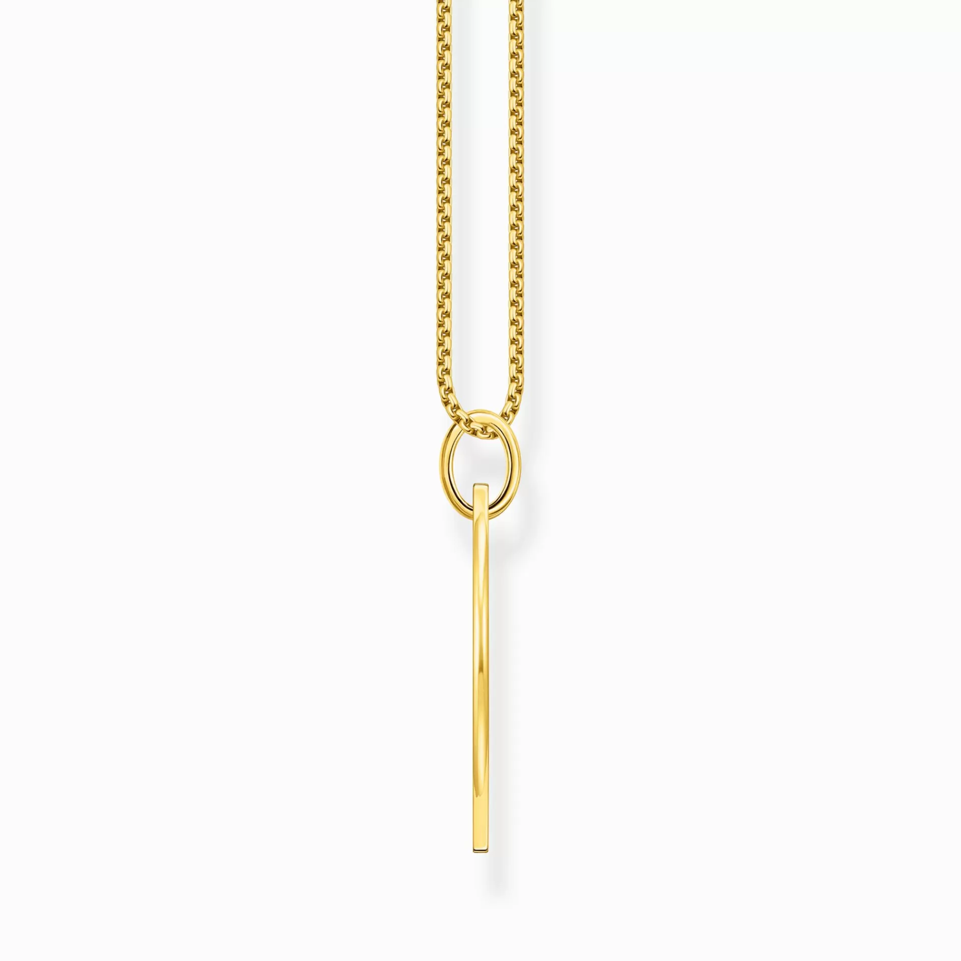 THOMAS SABO Halsband | 18K plätering<HALSBAND TAG GULD gult guldfargad