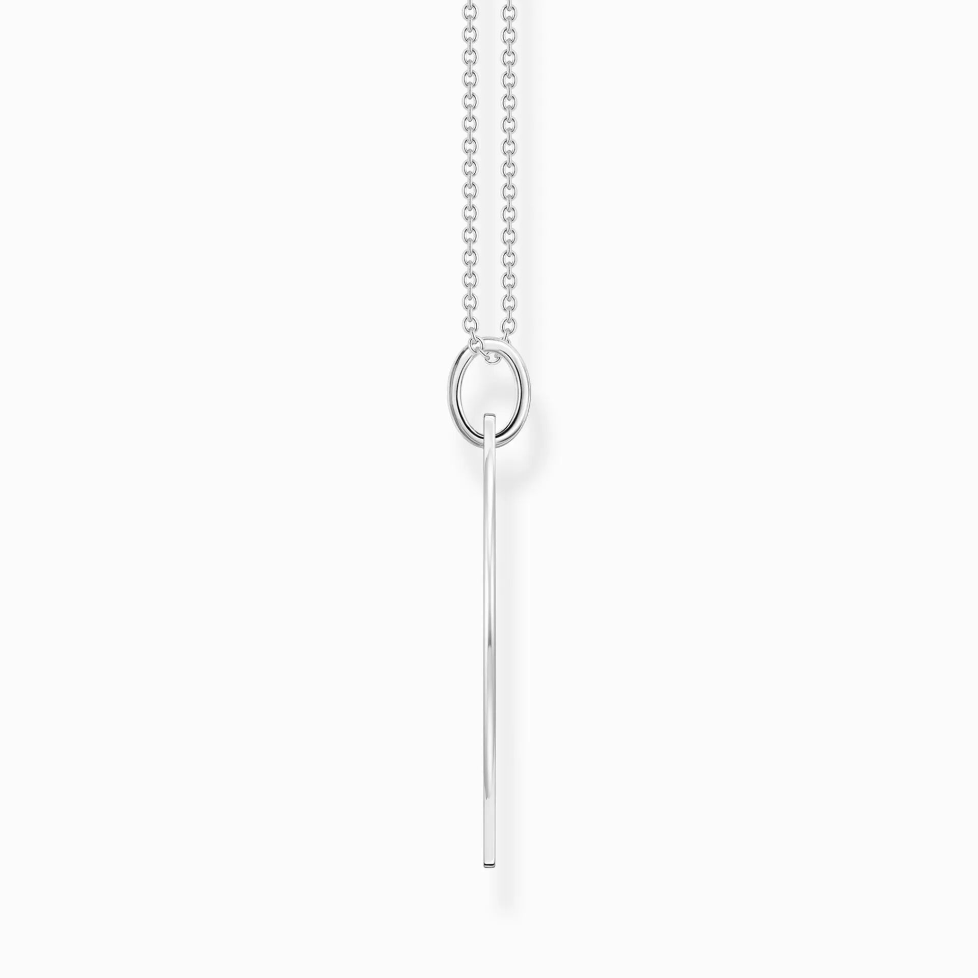 THOMAS SABO Halsband | Återvunnet 925 silver<HALSBAND TAG SILVER silverfargad