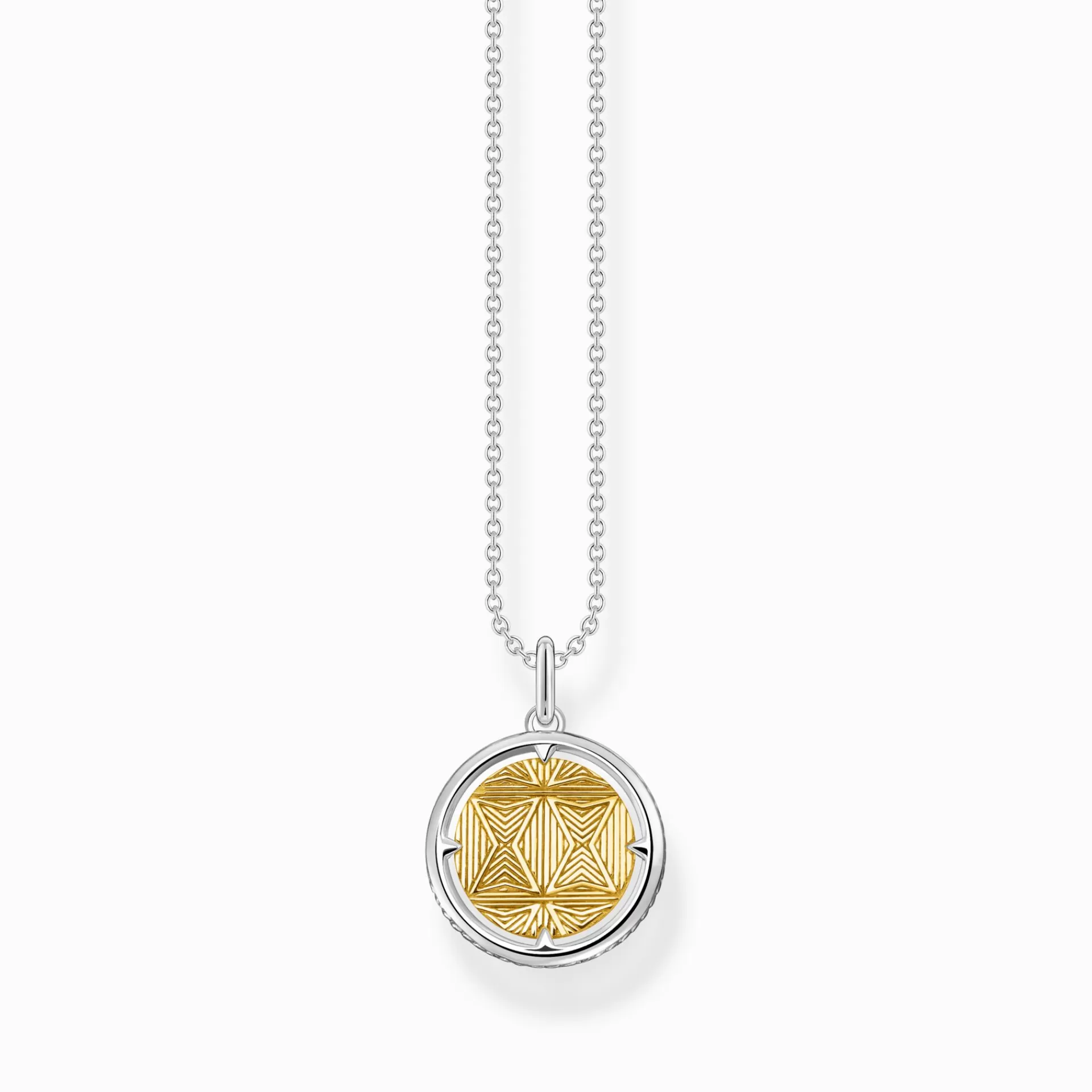 THOMAS SABO Halsband | 18K plätering<HALSBAND TREE OF LOVE GULD silverfargad, gult guldfargad, vit