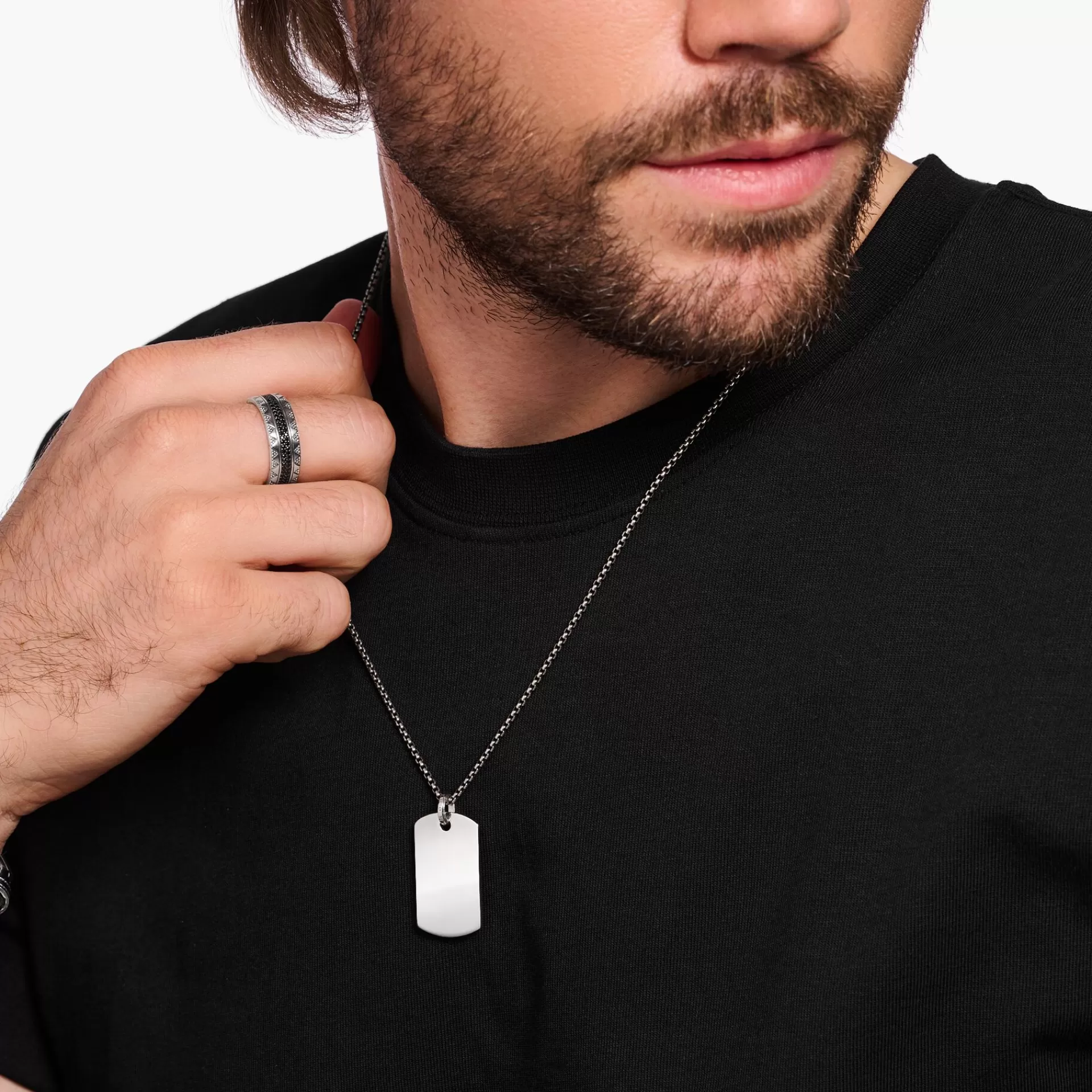 THOMAS SABO Hängsmycken | Återvunnet 925 silver<H&AUML;NGSMYCKE CLASSIC silverfargad