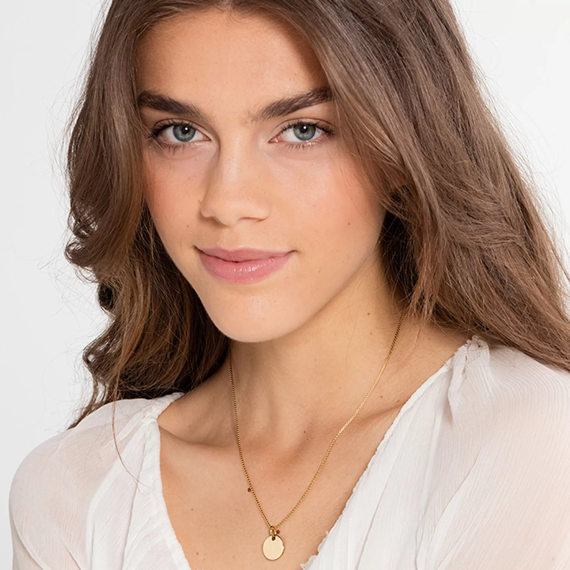 THOMAS SABO Hängsmycken | 18K plätering<H&AUML;NGSMYCKE COIN SM&ARING; GULD gult guldfargad