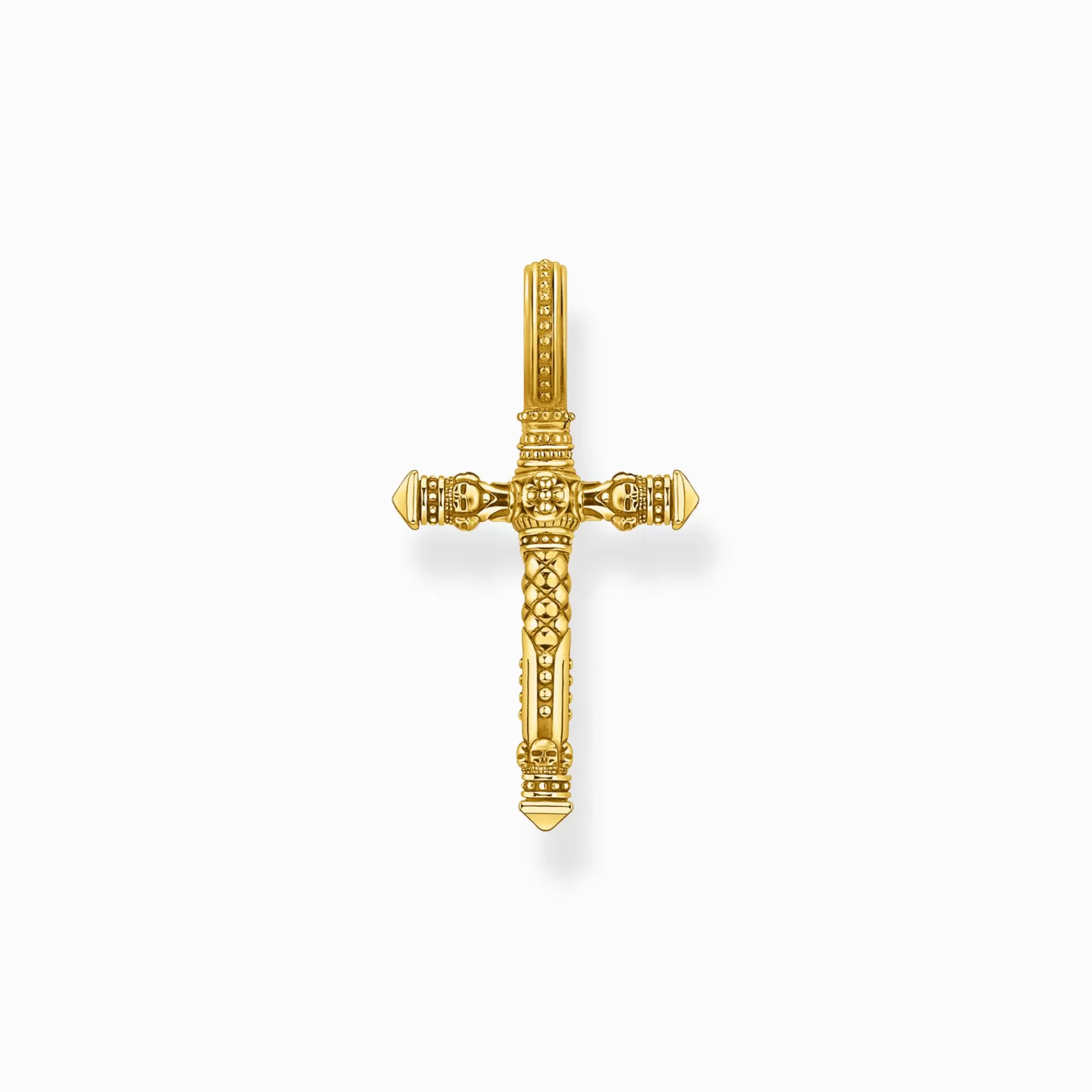 THOMAS SABO Halsband | Hängsmycken<H&AUML;NGSMYCKE KORS GULD gult guldfargad