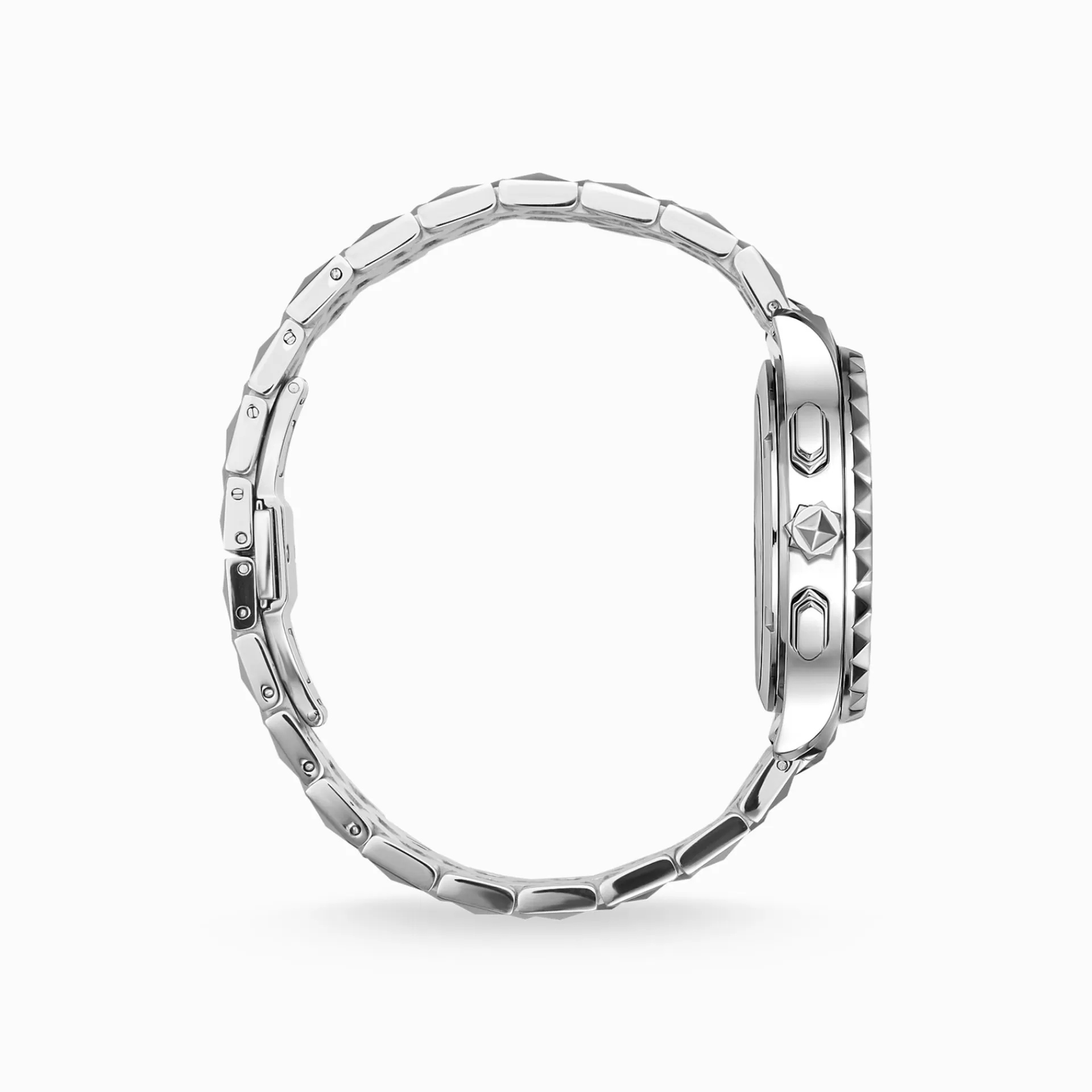 THOMAS SABO Klockor | Klockor för män<HERRKLOCKA REBEL AT HEART CHRONOGRAPH SILVER SVART silverfargad, svart