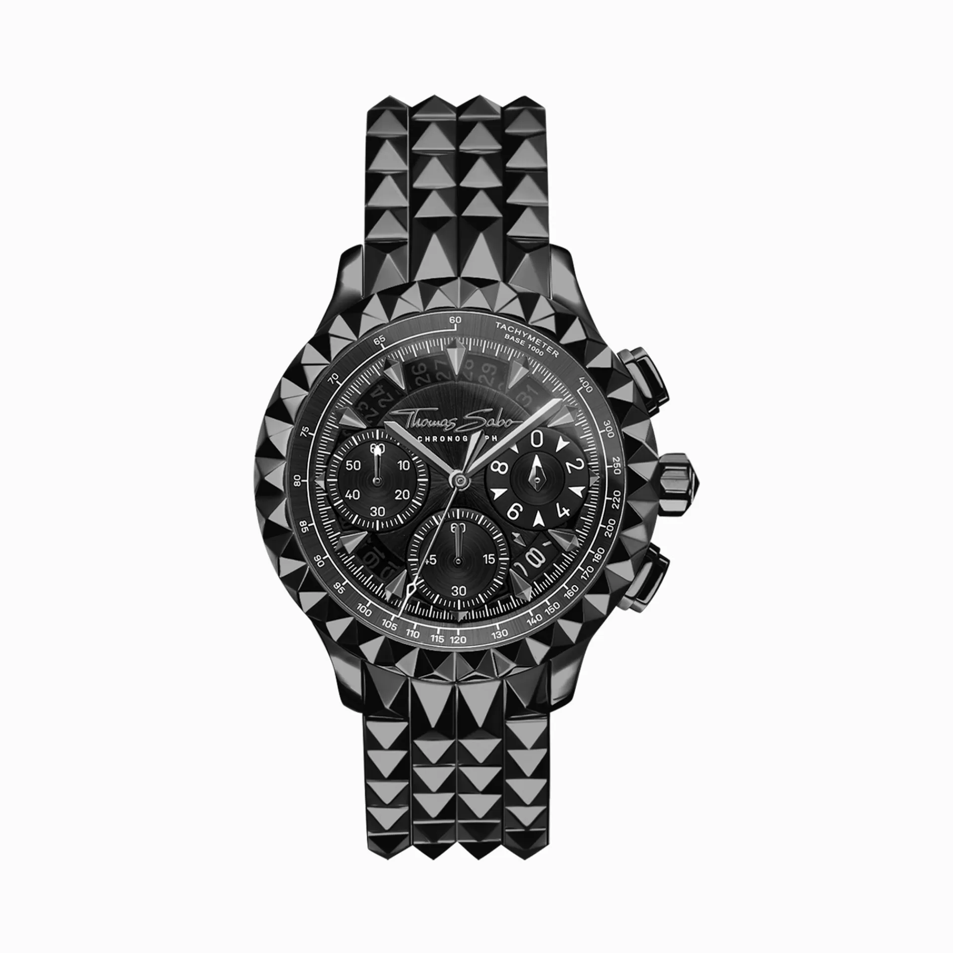 THOMAS SABO Klockor | Klockor för män<HERRKLOCKA REBEL AT HEART CHRONOGRAPH svart