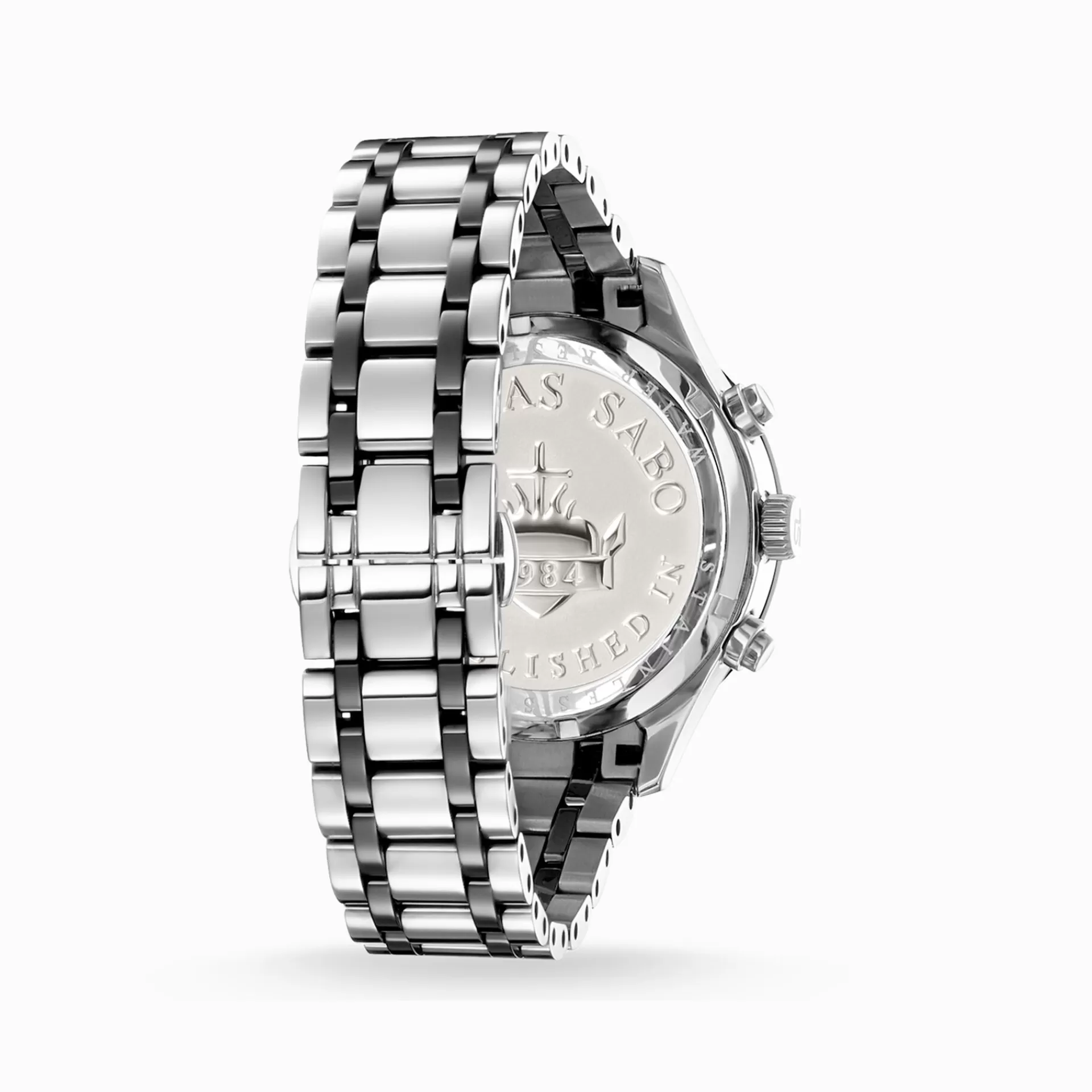 THOMAS SABO Klockor | Klockor för män<HERRKLOCKA REBEL URBAN svart, silverfargad