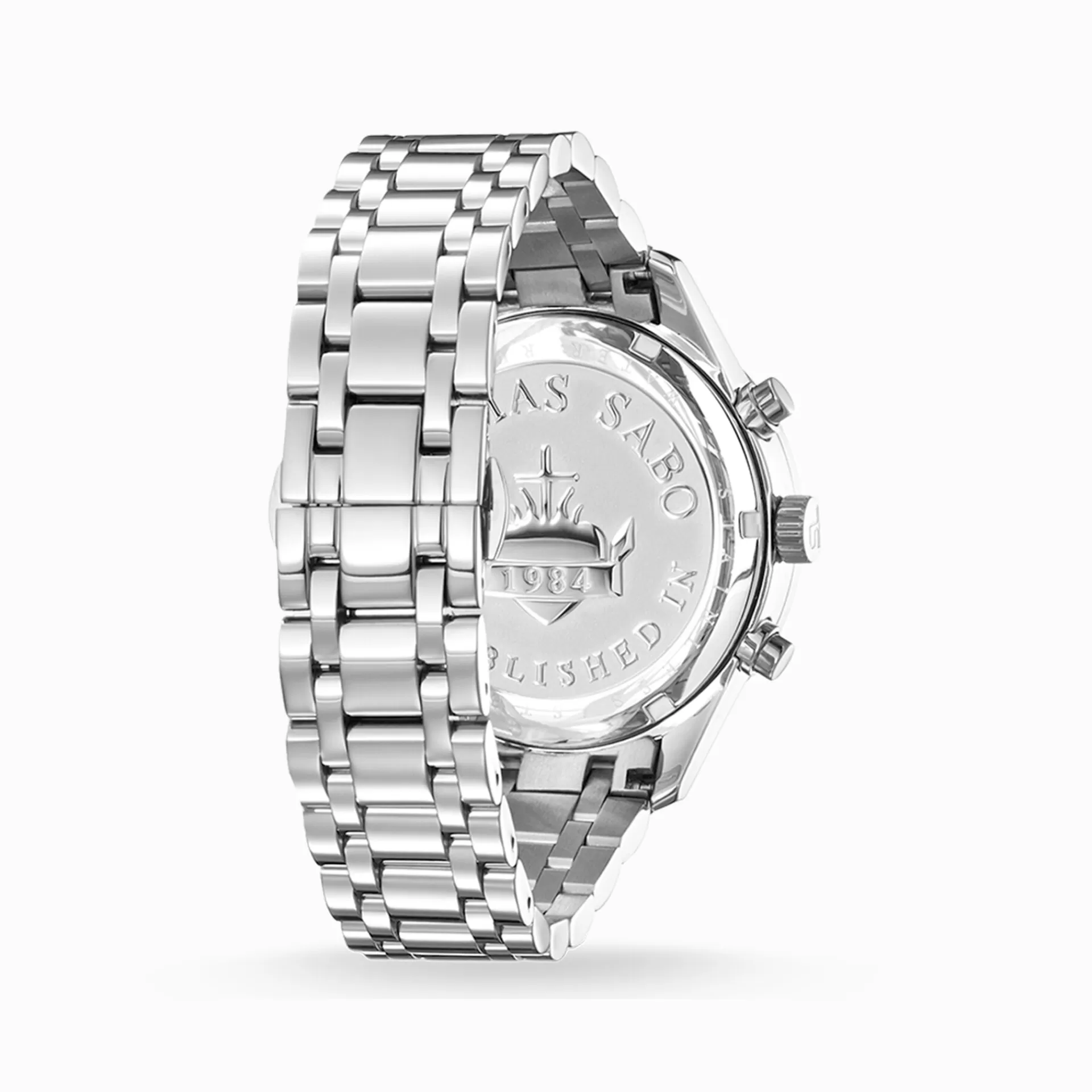 THOMAS SABO Klockor | Klockor för män<HERRKLOCKA REBEL URBAN silverfargad, svart