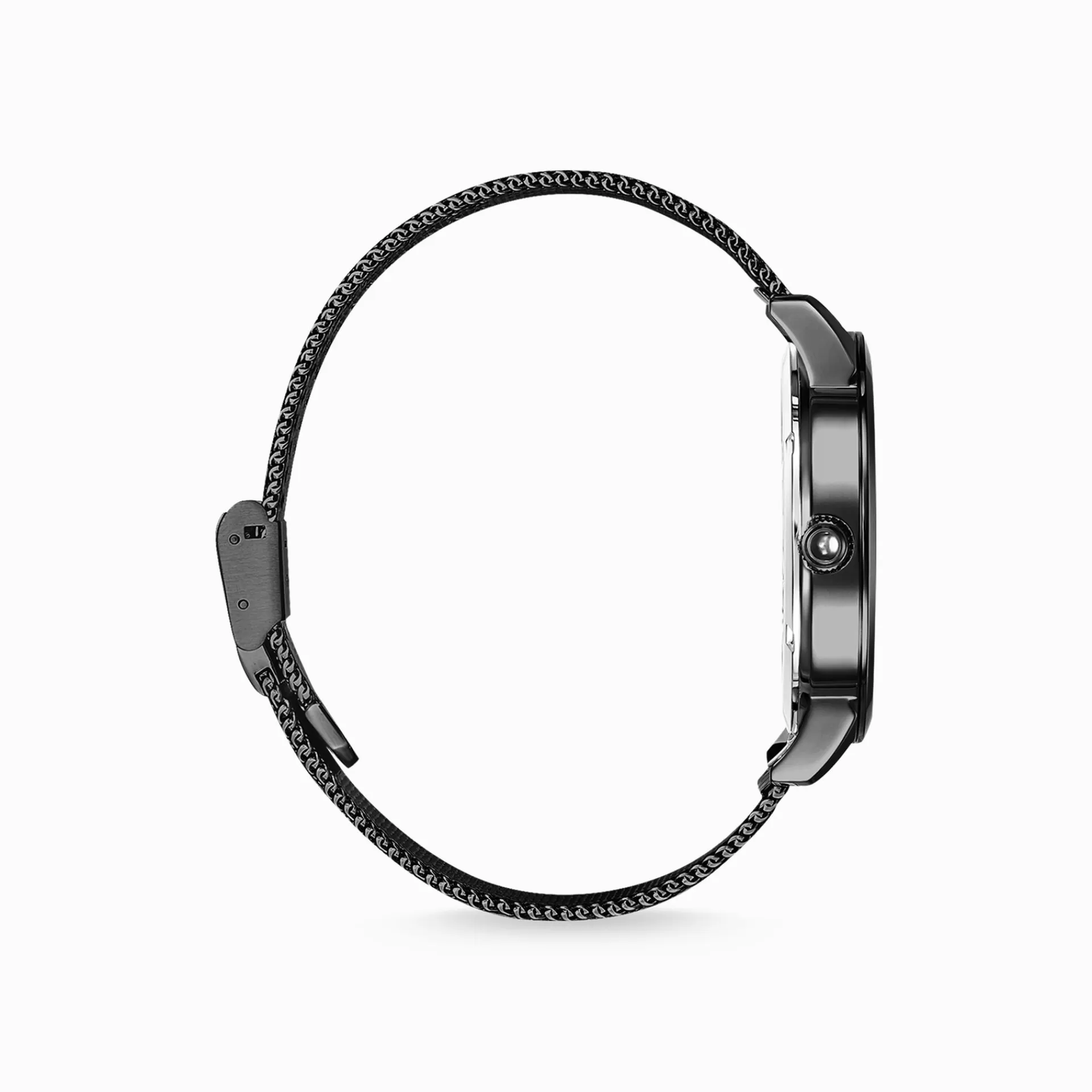 THOMAS SABO Klockor | Klockor för män<HERRKLOCKA SPIRIT COSMOS KOMPASS SVART svart, svartglansande, silverfargad