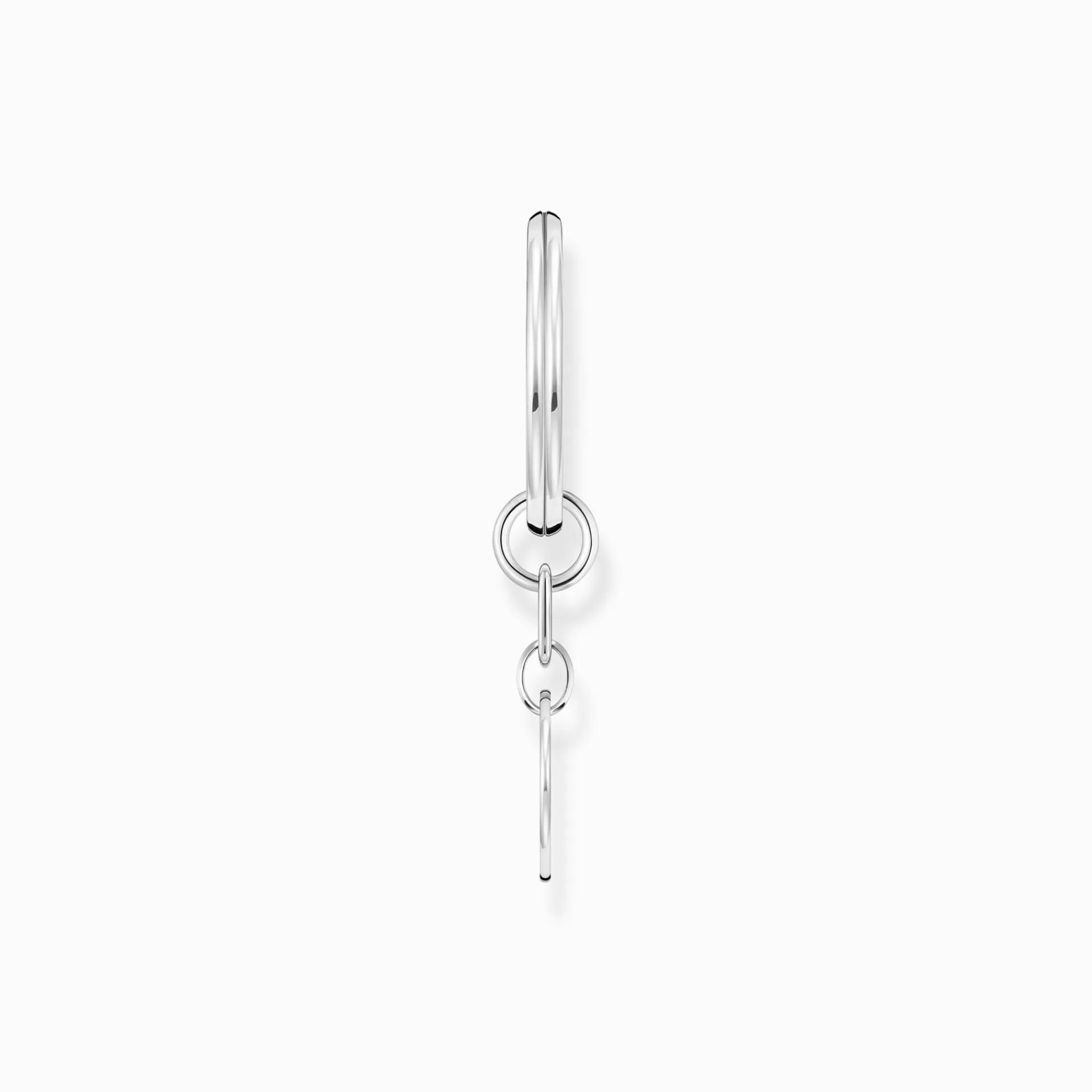 THOMAS SABO Återvunnet 925 silver | Gravyr till henne<NYCKELRING HJ&AUML;RTA SILVER silverfargad