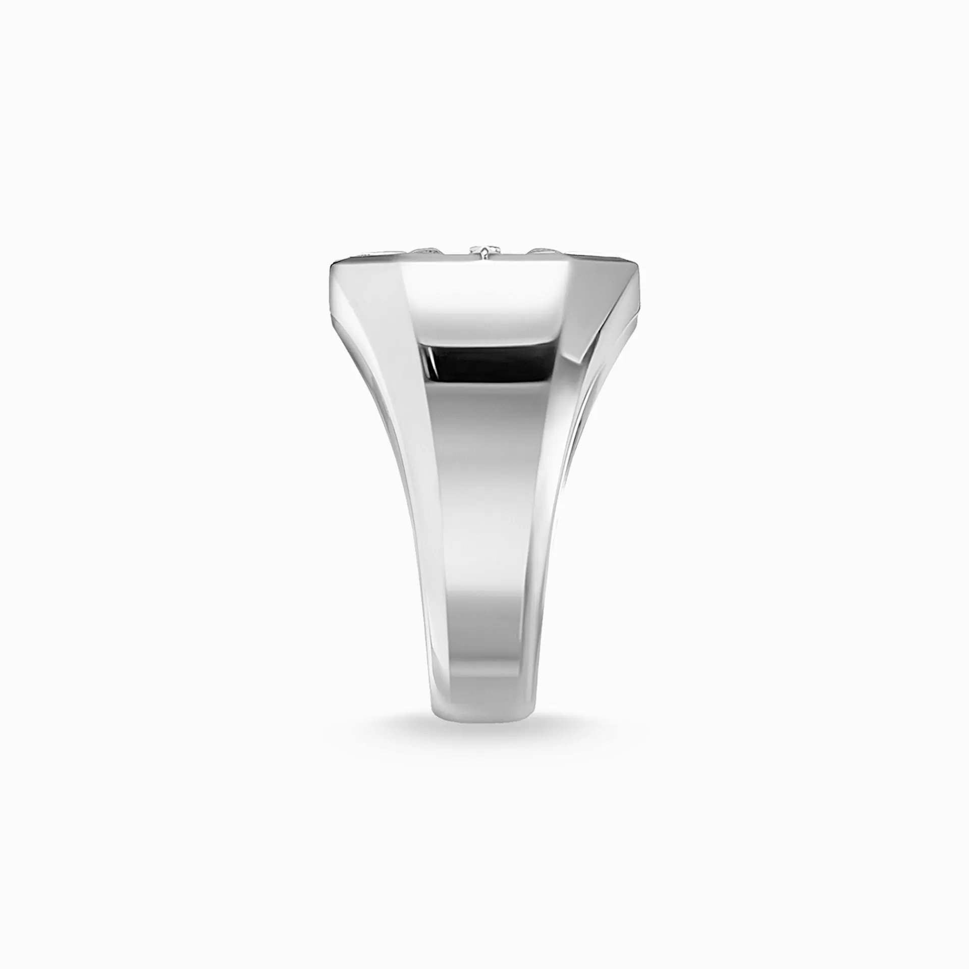 THOMAS SABO Ringar | 18K plätering<RING KOMPASS GULD gult guldfargad, svart, silverfargad