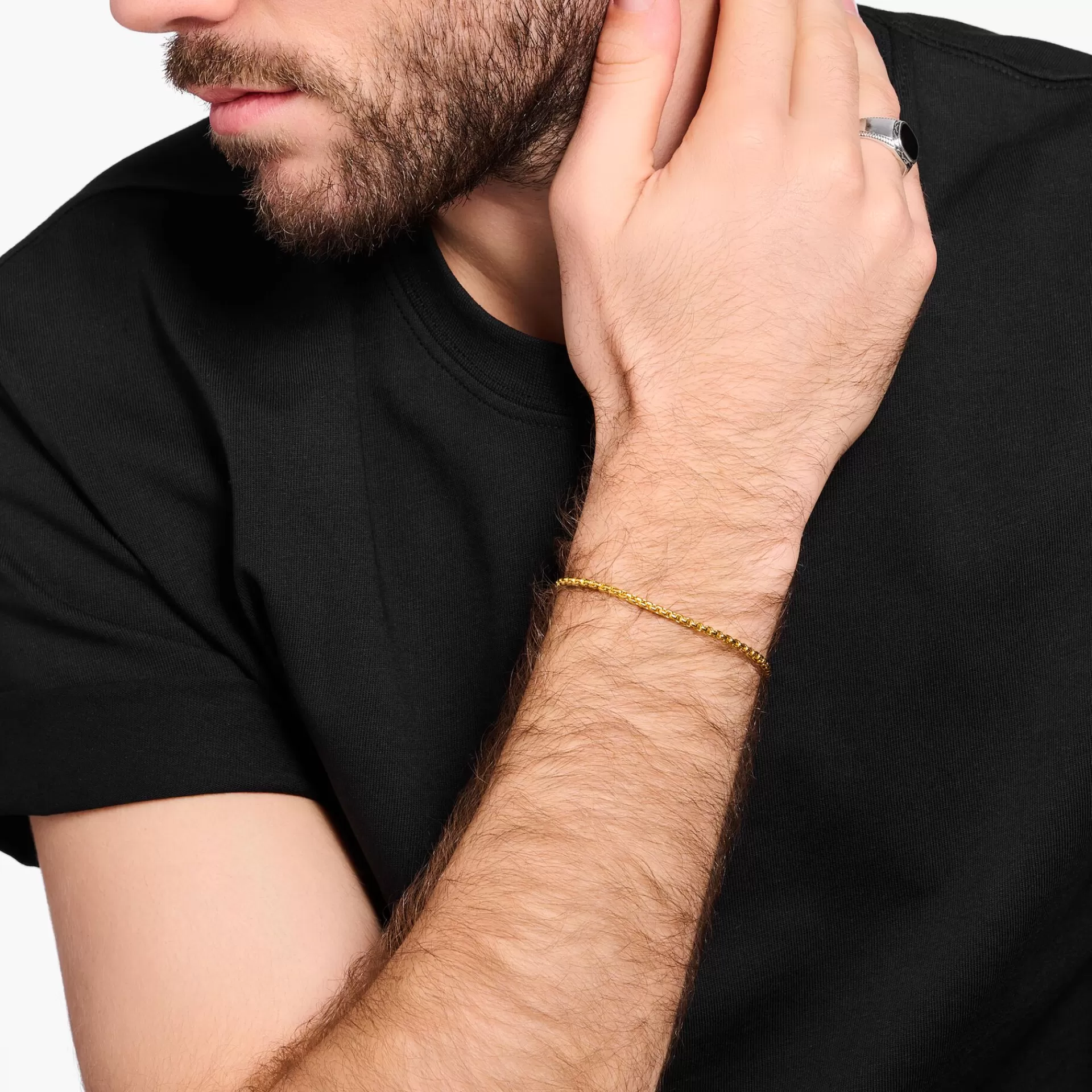 THOMAS SABO Armband | 18K plätering<VENEZIA-ARMBAND GULDPL&AUML;TERAD gult guldfargad