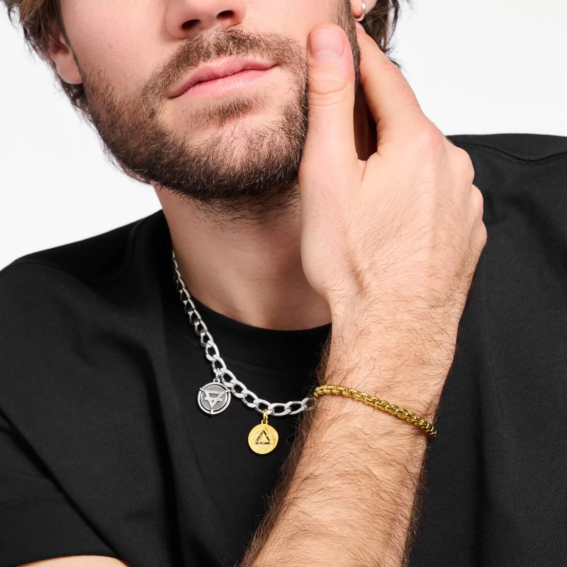 THOMAS SABO Armband | 18K plätering<VENEZIA-ARMBAND GULDPL&AUML;TERAD gult guldfargad